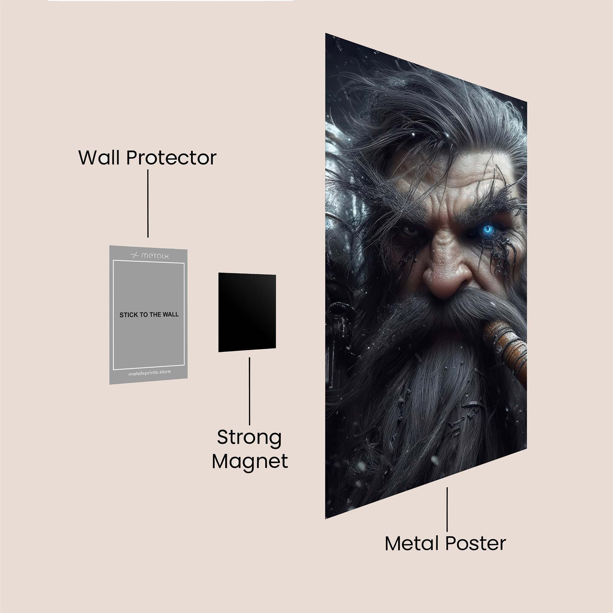 Dwarf Menace Safe Wall Magnetic / M