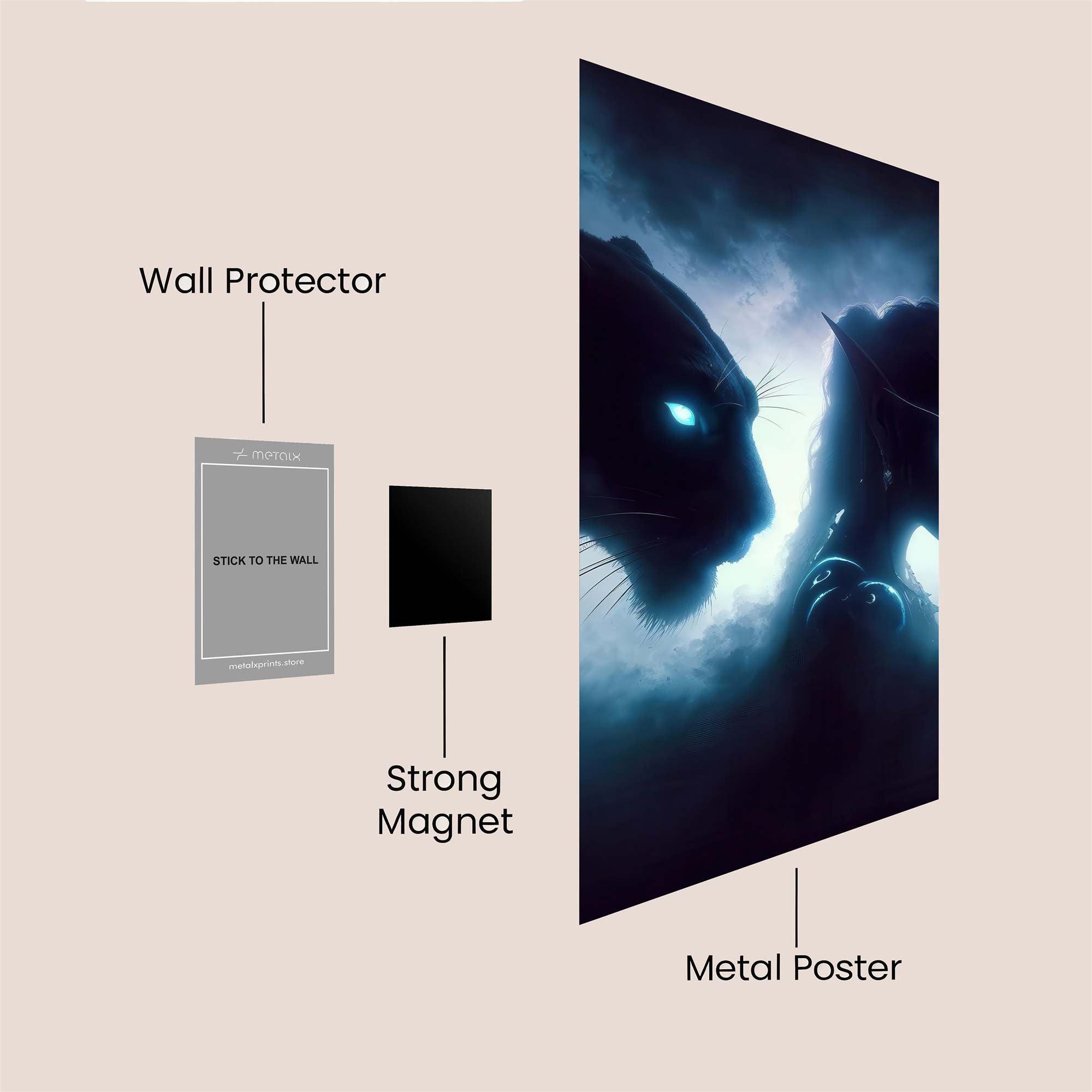 Elf Enigma Safe Wall Magnetic / M