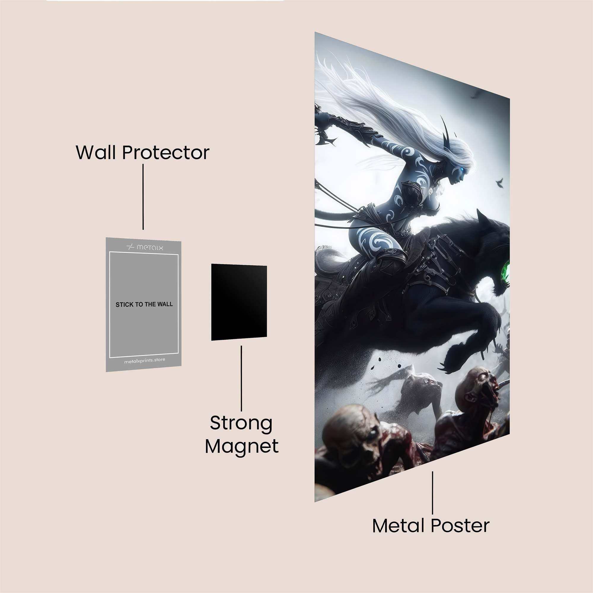 Sylvan Fury Safe Wall Magnetic / M