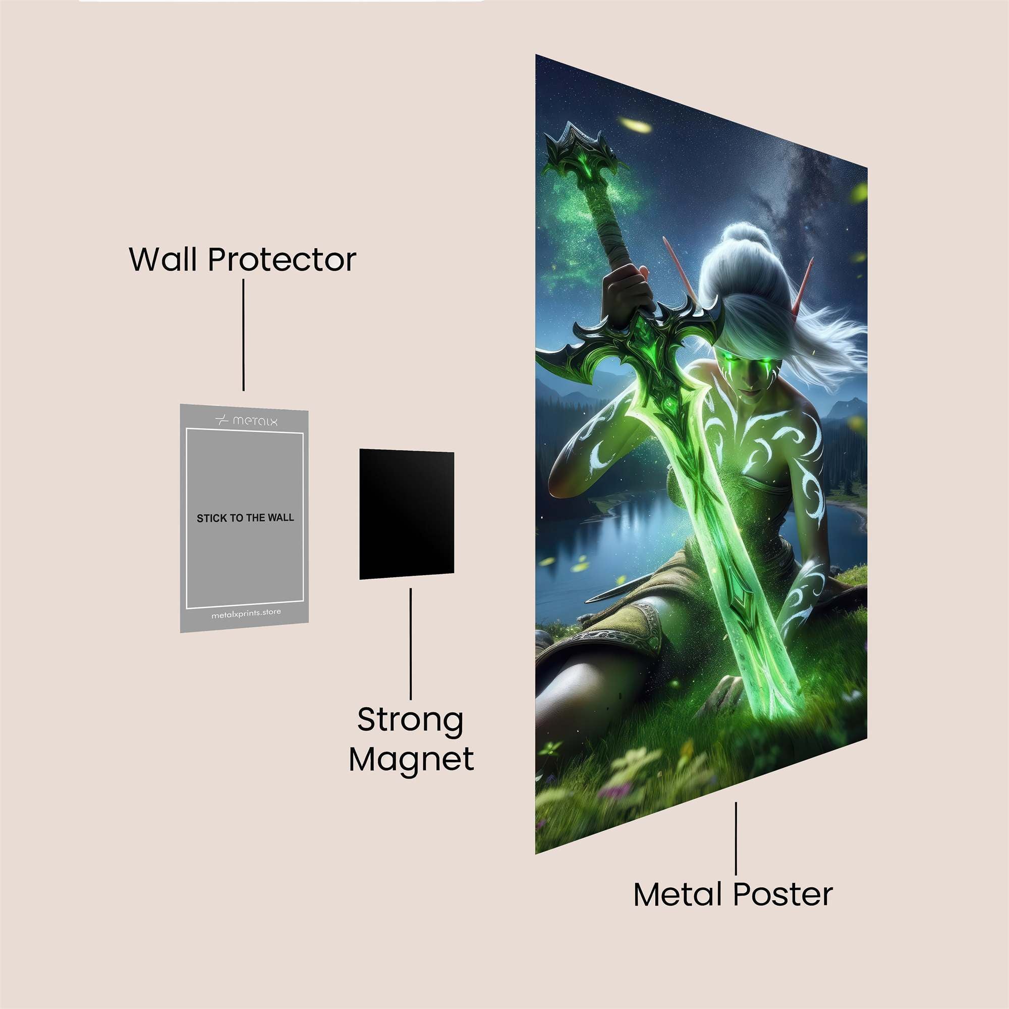 Elf Enigma Safe Wall Magnetic / M