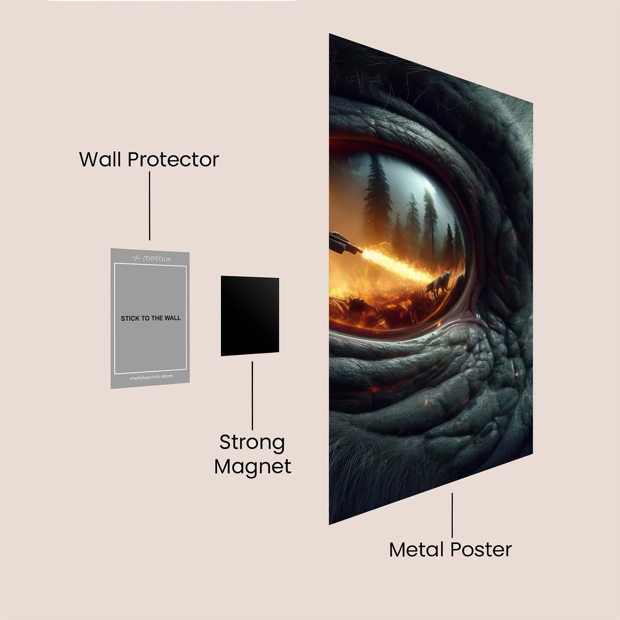 Goliath Rage Safe Wall Magnetic / M