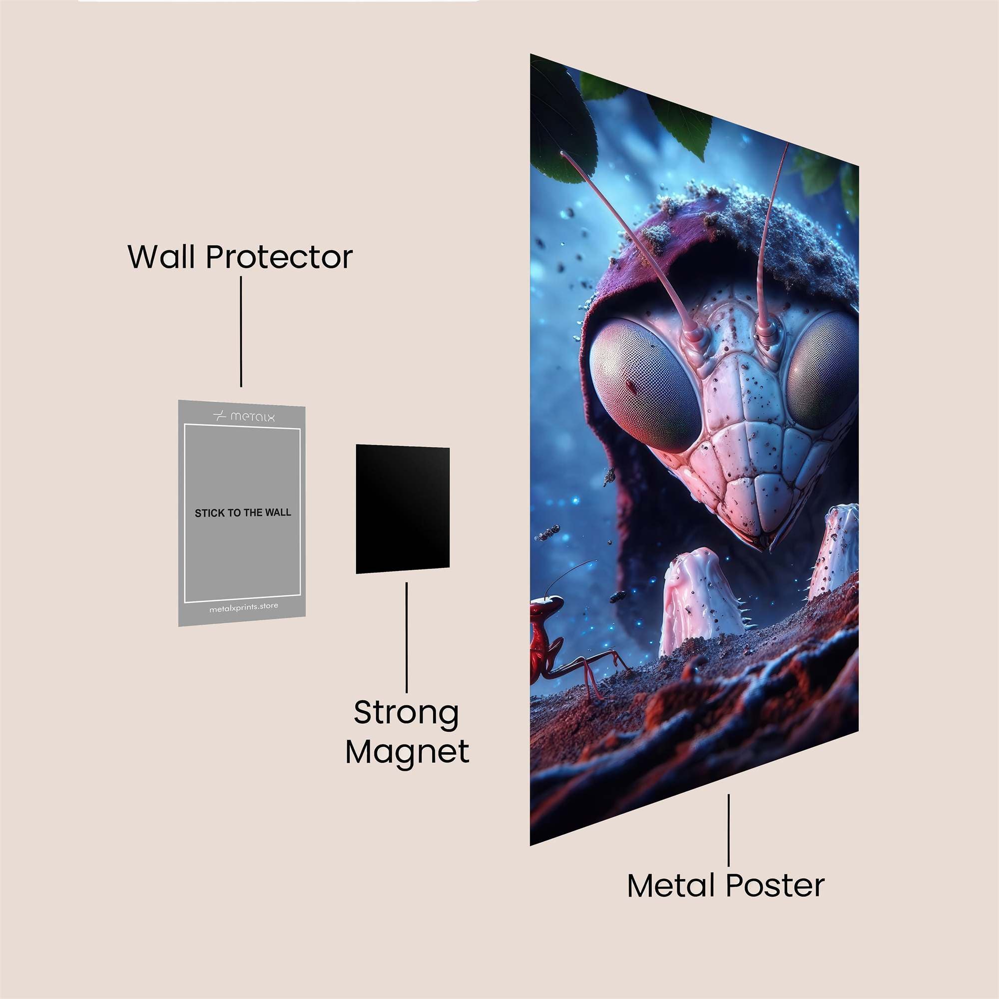 Mantis Mystery Safe Wall Magnetic / M