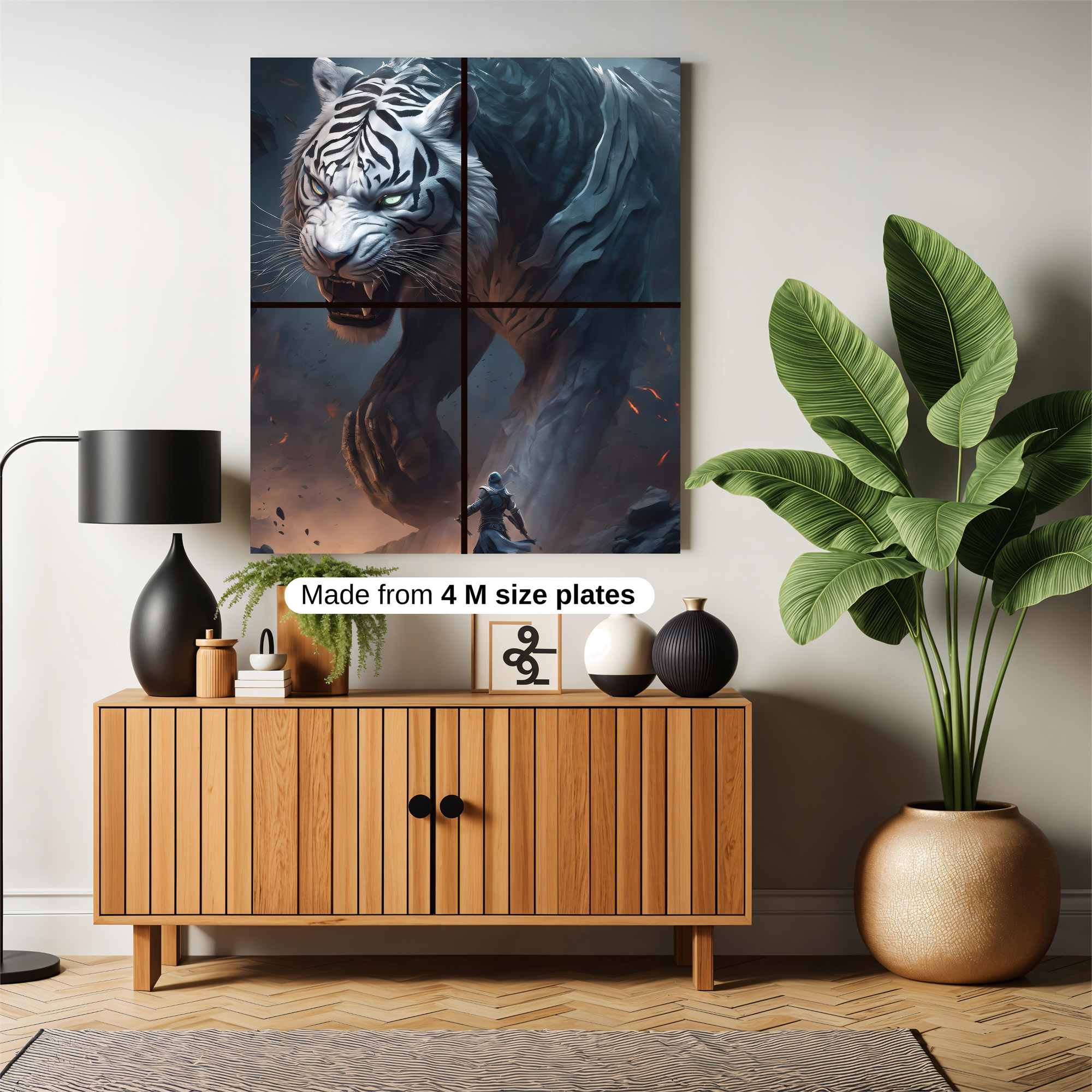 Tiger Fury Safe Wall Magnetic / M