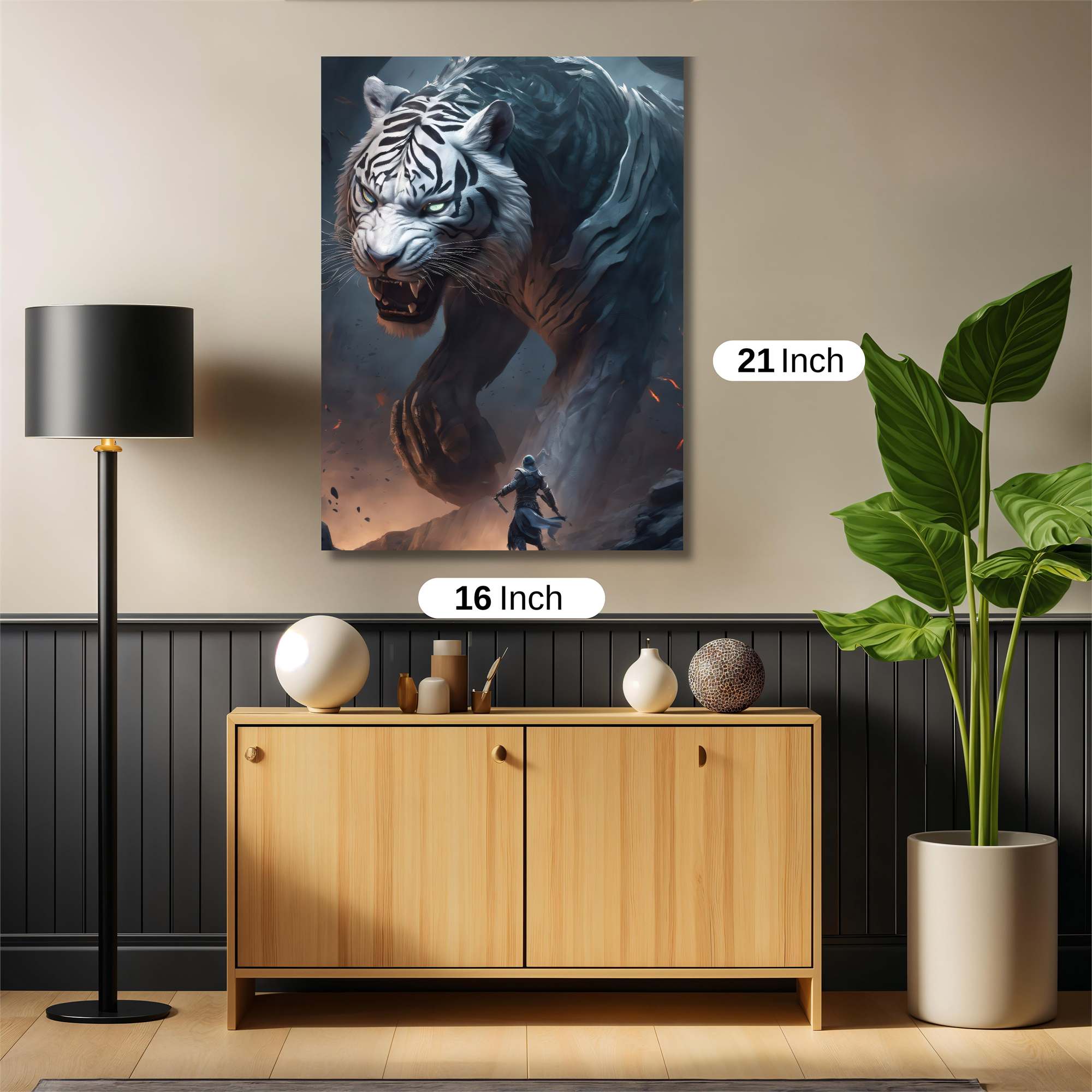 Tiger Fury Safe Wall Magnetic / M