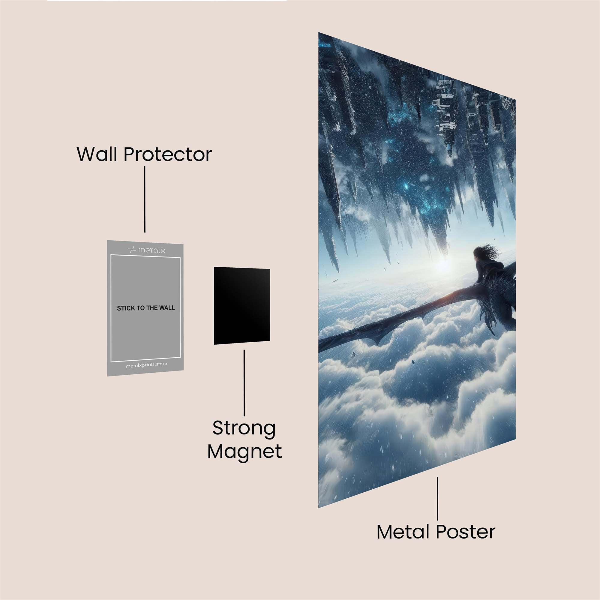 Dragon Dreamscape Safe Wall Magnetic / M