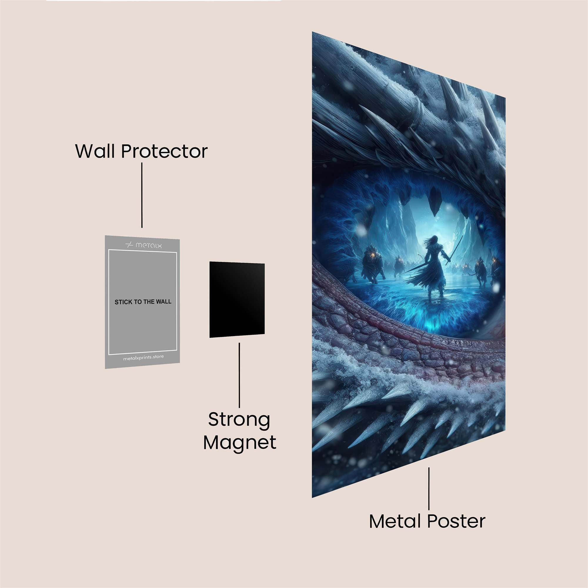 Dragon's Vision Safe Wall Magnetic / M