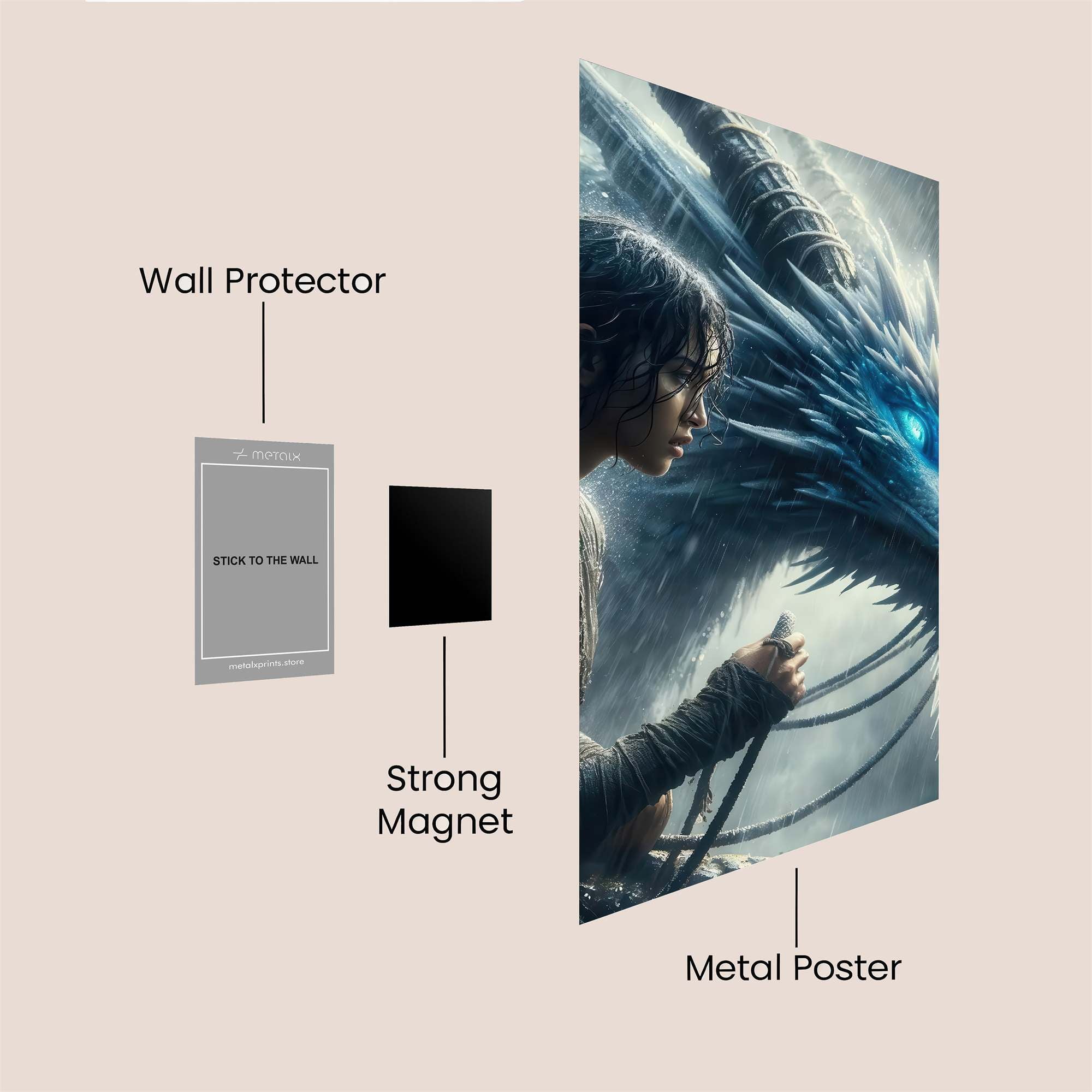 Dragon Whisper Safe Wall Magnetic / M