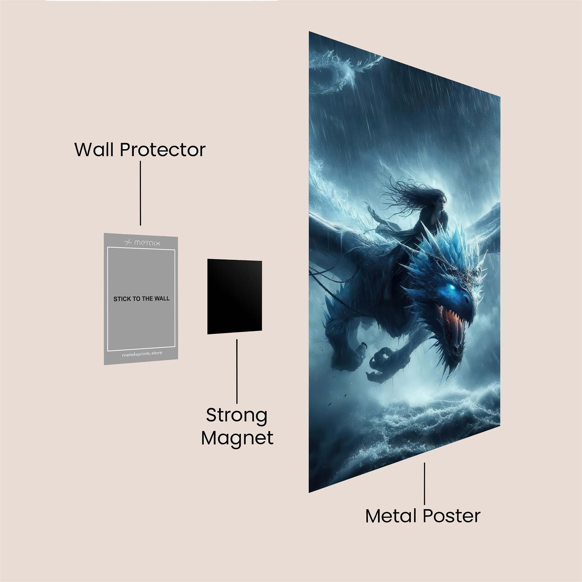 Daenerys Tempest Safe Wall Magnetic / M