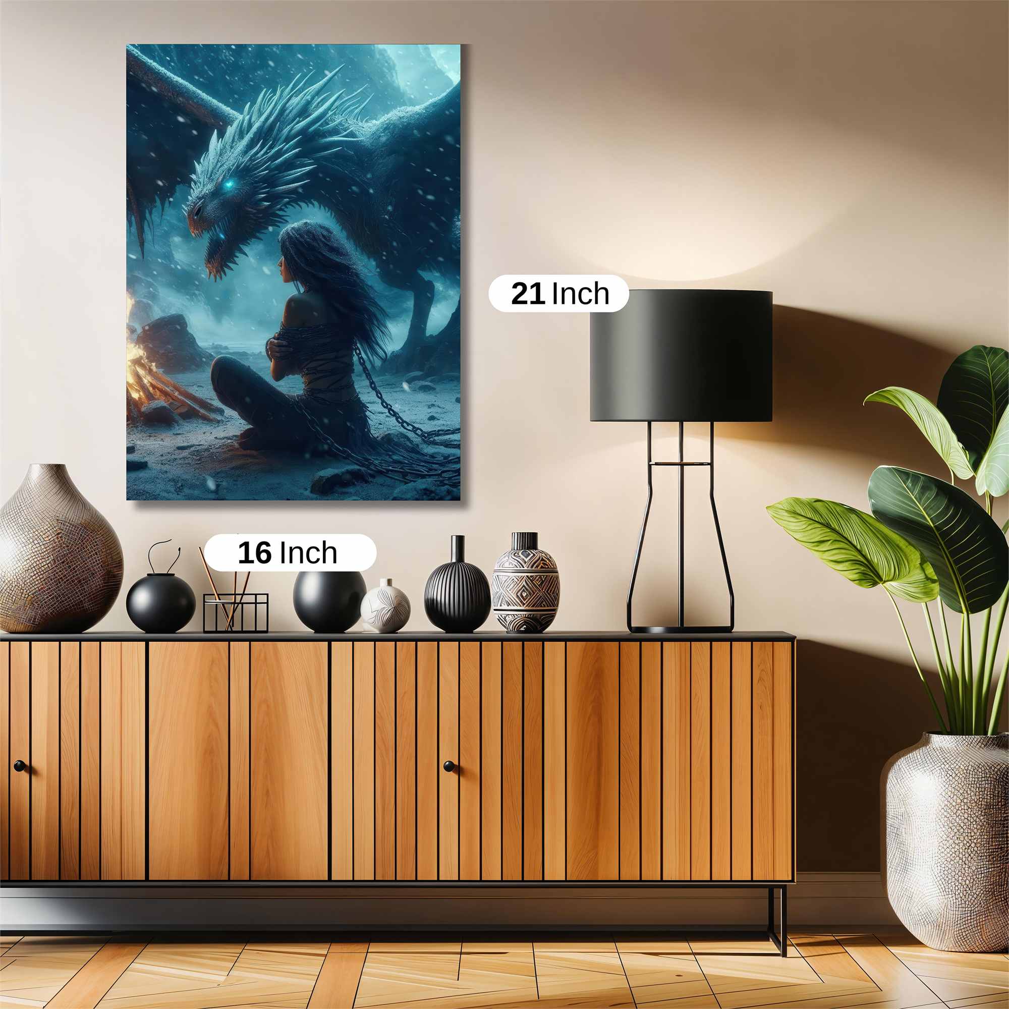 Viserion Frostbound Safe Wall Magnetic / M