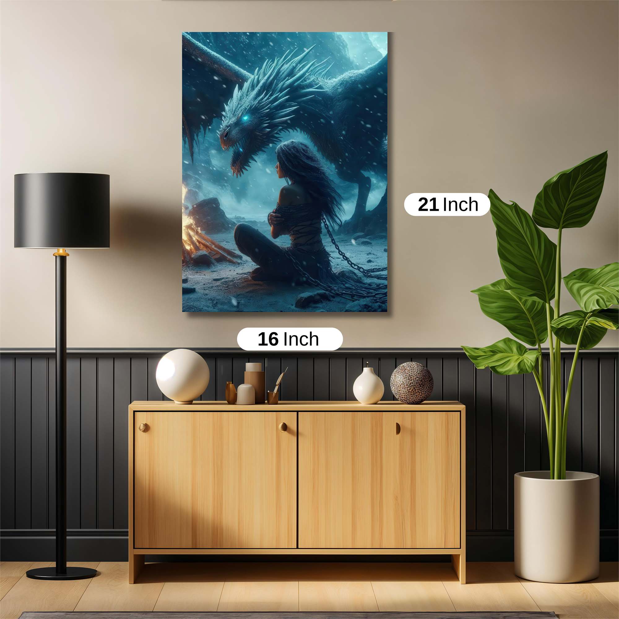 Viserion Frostbound Safe Wall Magnetic / M