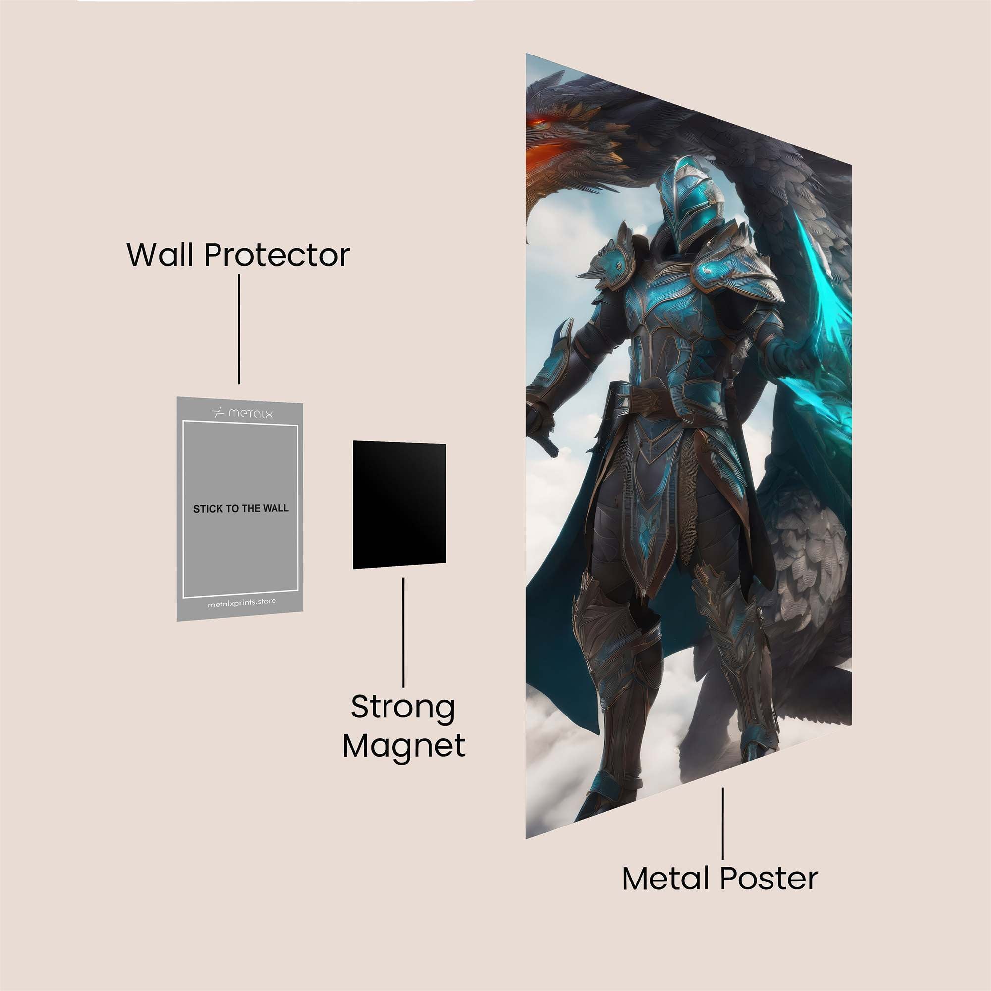 Dragon Serenity Safe Wall Magnetic / M