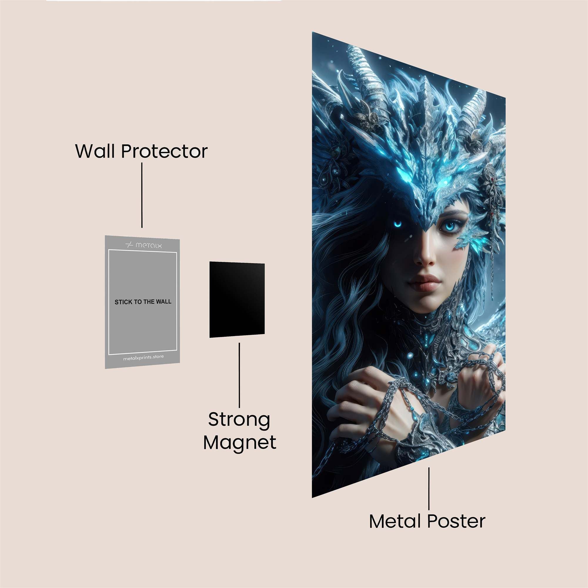 Dragon Enchantress Safe Wall Magnetic / M