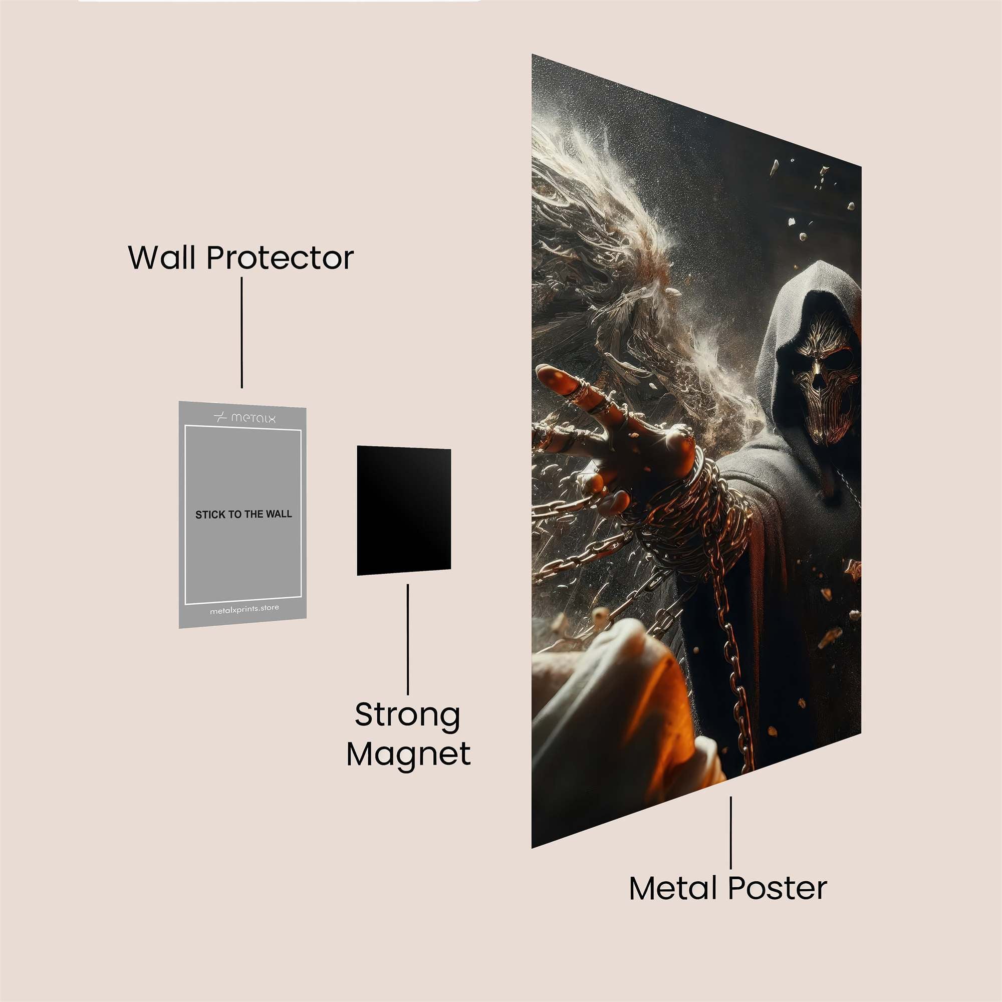 Angel's Wrath Safe Wall Magnetic / M