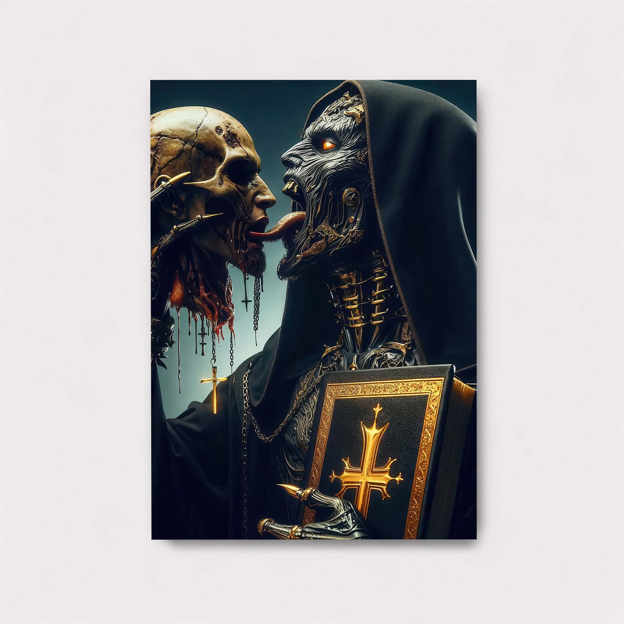 Death's Kiss Safe Wall Magnetic / M