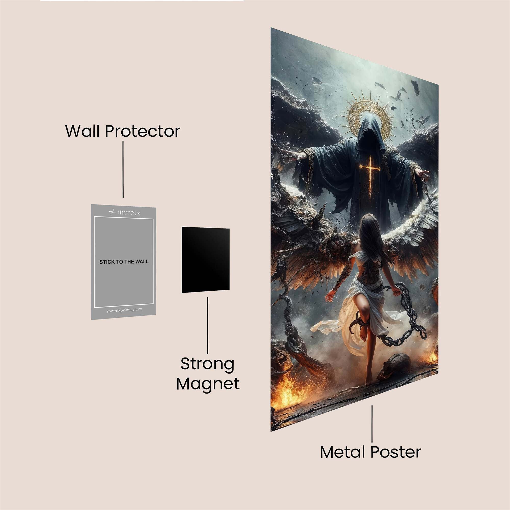 Angel's Wrath Safe Wall Magnetic / M