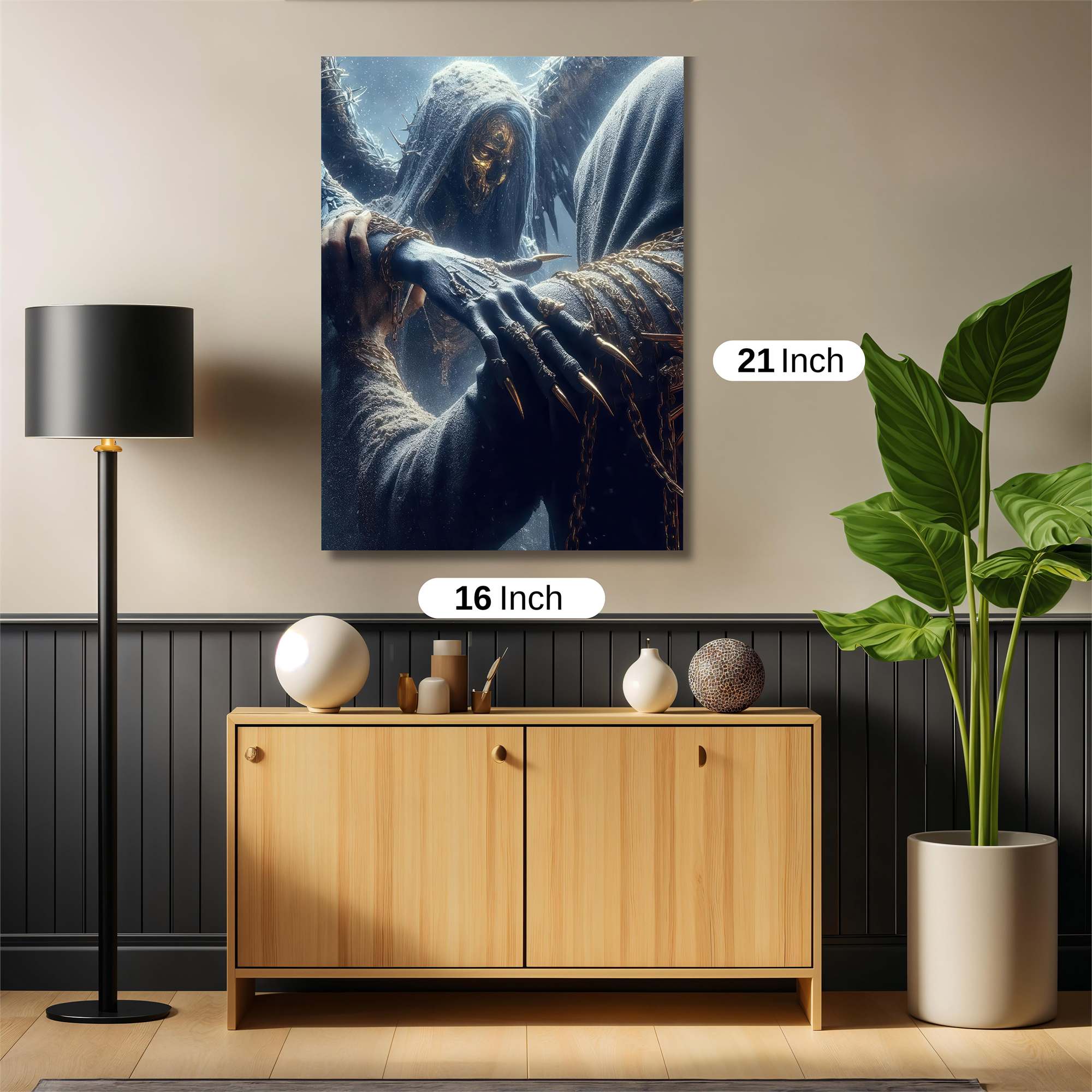 Deathly Embrace Safe Wall Magnetic / M