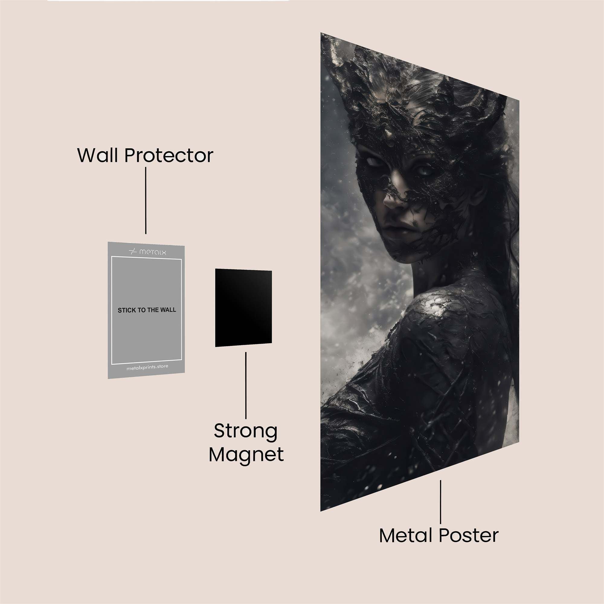 Demon Enigma Safe Wall Magnetic / M