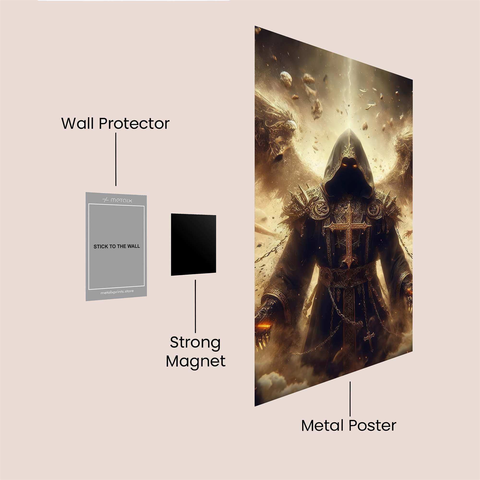 Angel Torment Safe Wall Magnetic / M