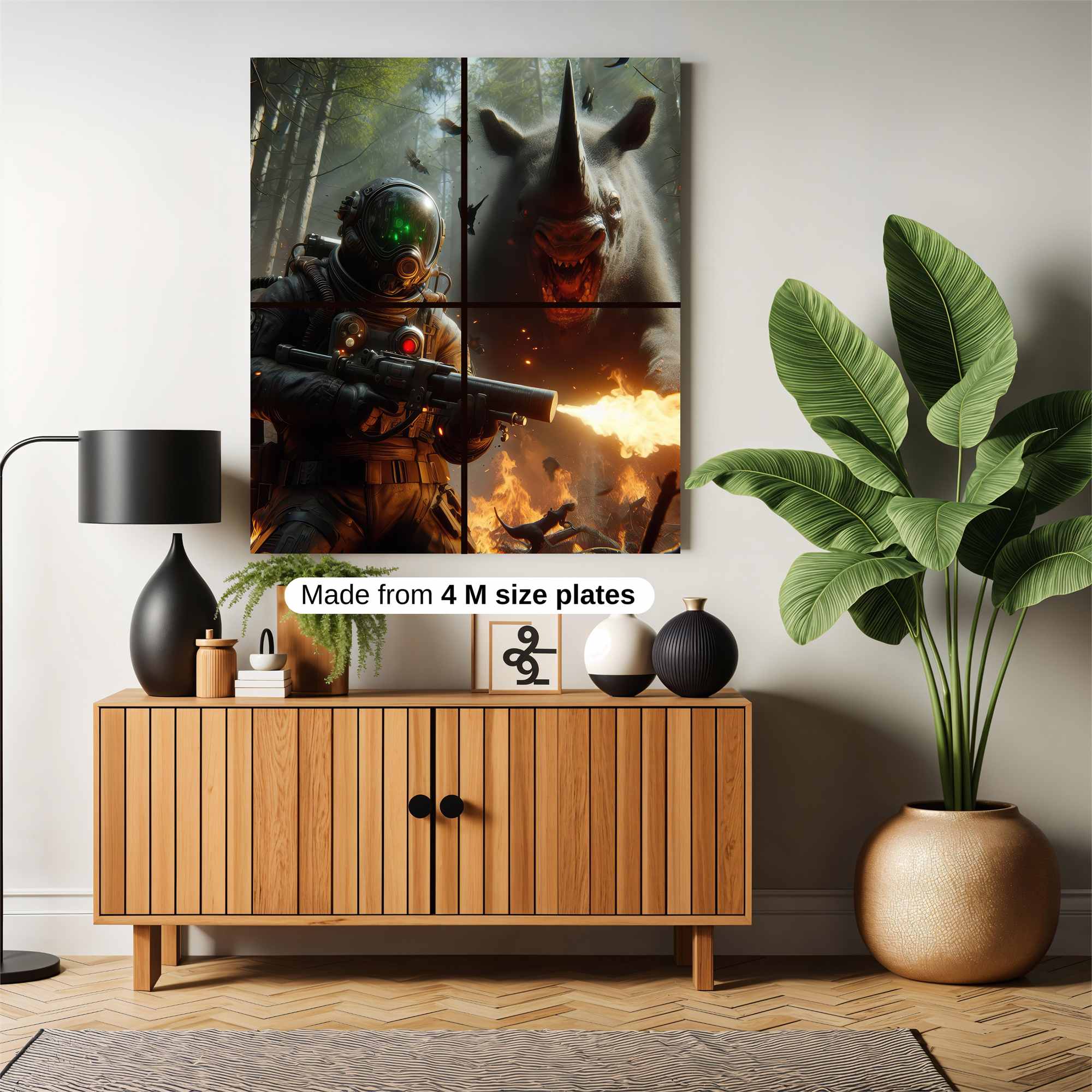 Rhino Rampage Safe Wall Magnetic / M