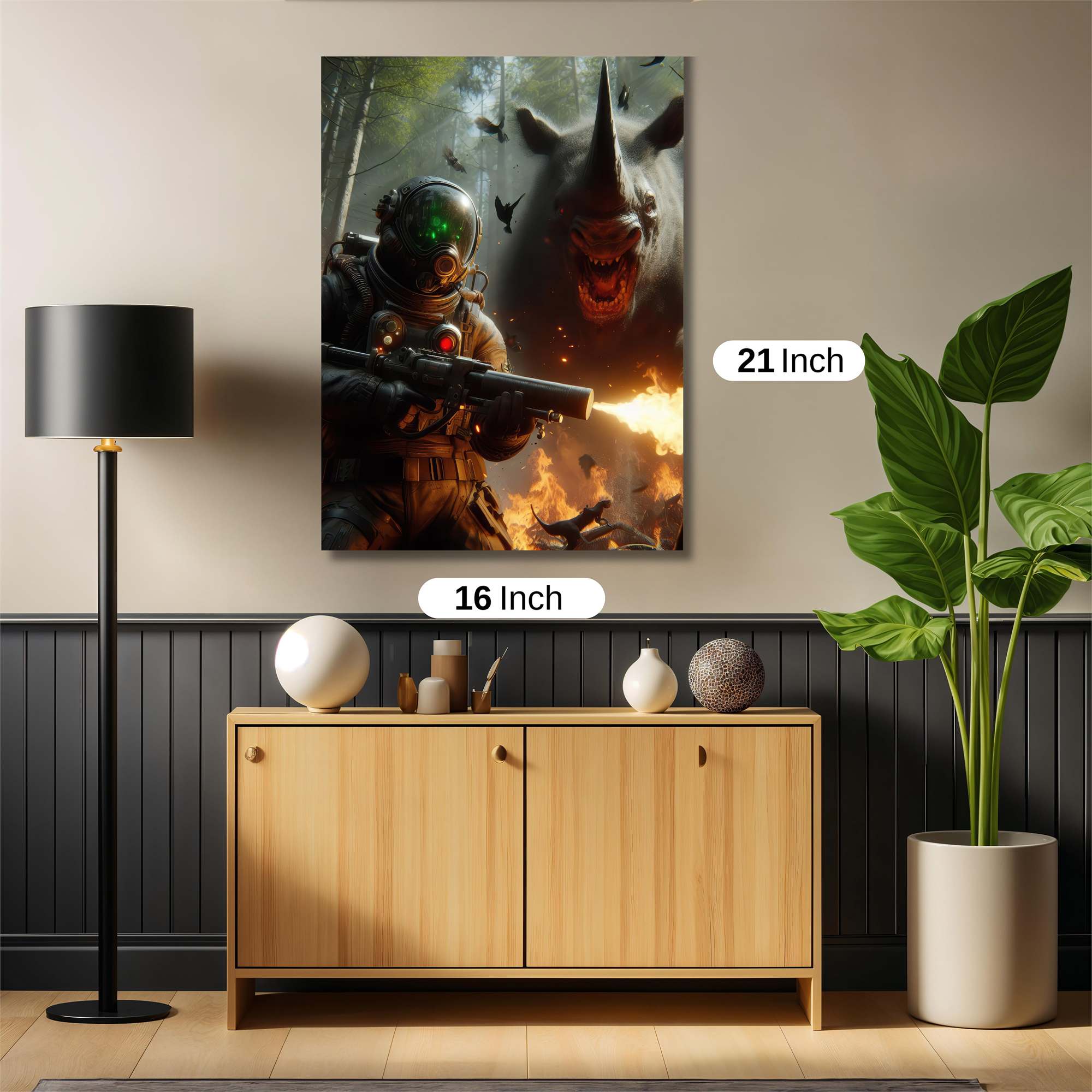 Rhino Rampage Safe Wall Magnetic / M