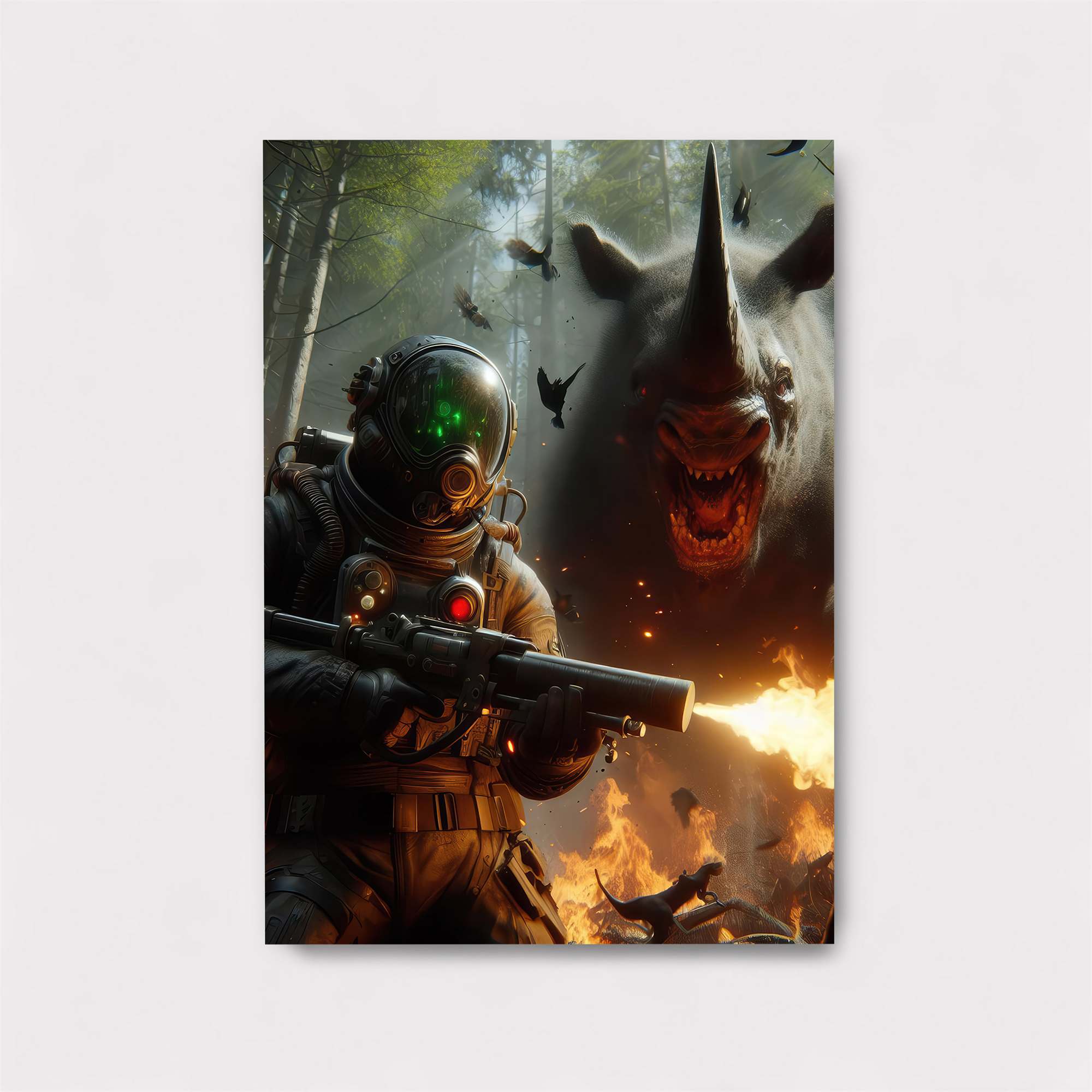 Rhino Rampage Safe Wall Magnetic / M