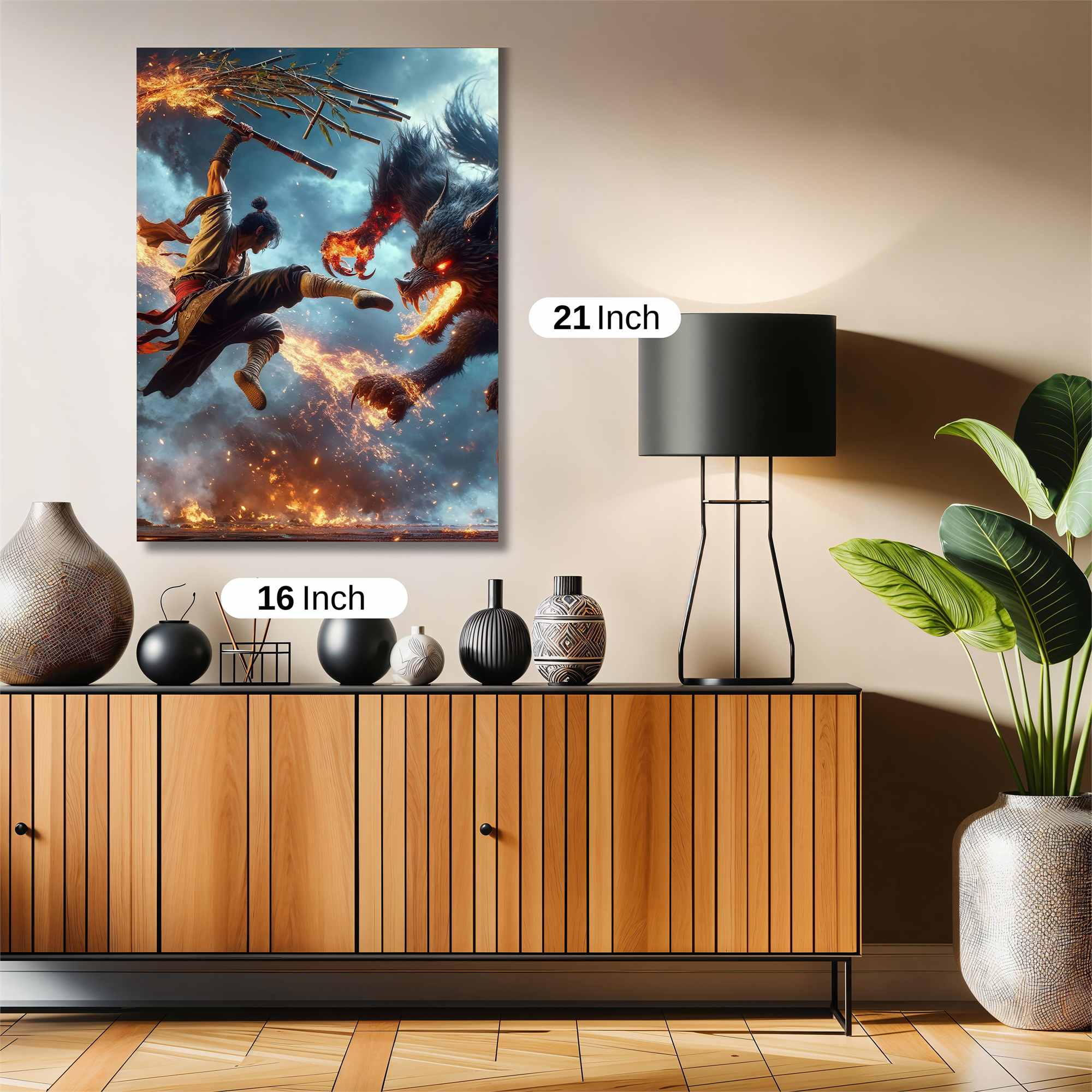 Werewolf Rampage Safe Wall Magnetic / M