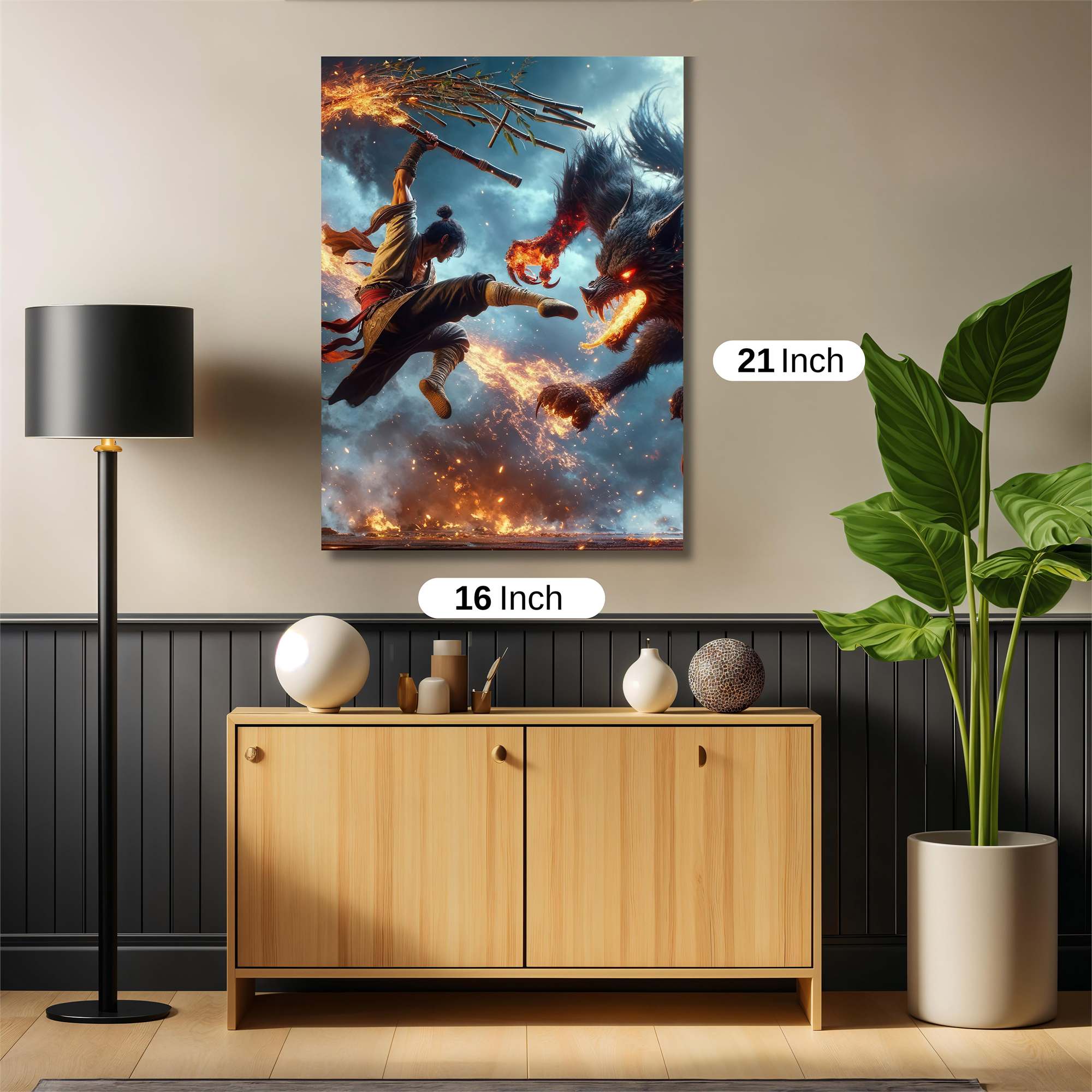 Werewolf Rampage Safe Wall Magnetic / M