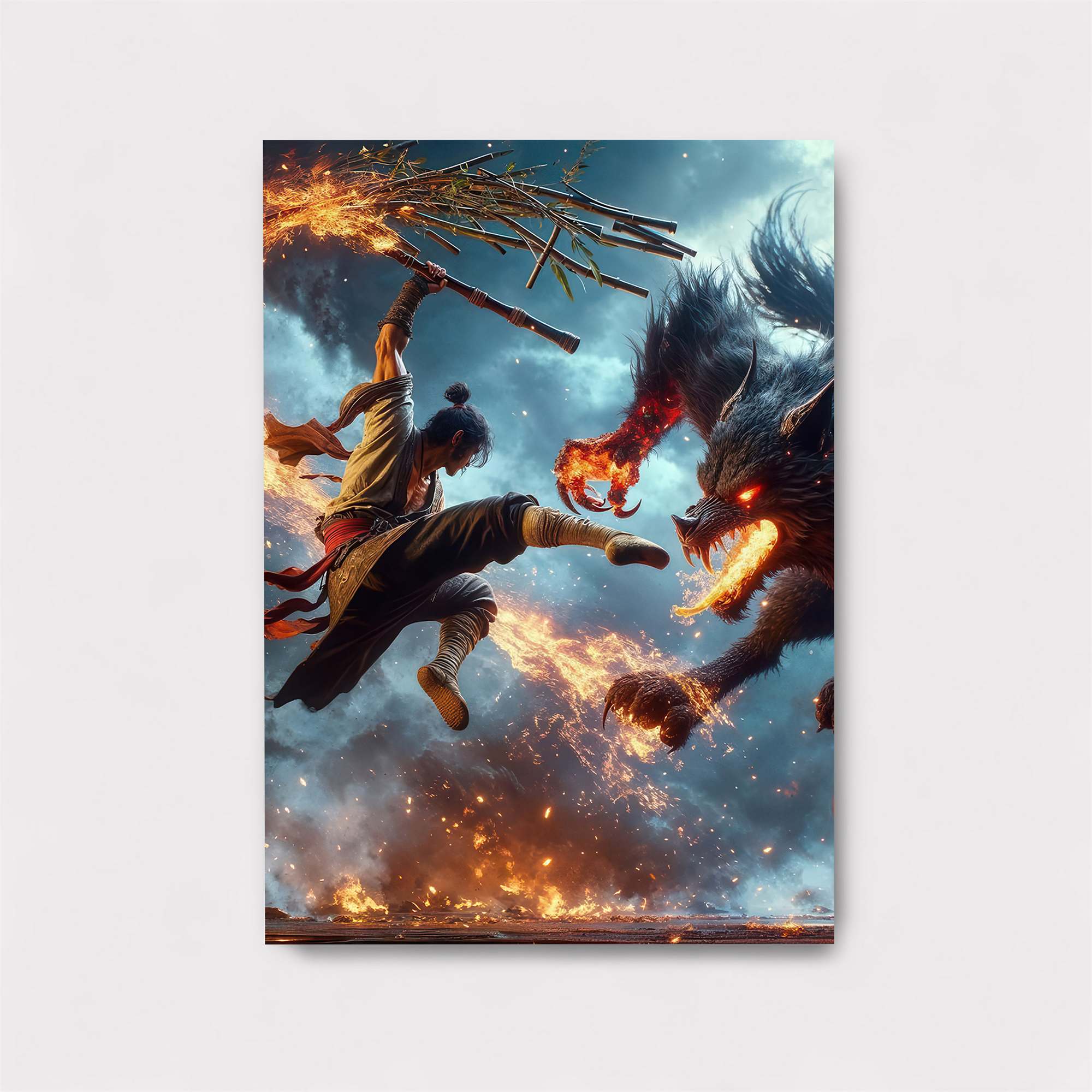 Werewolf Rampage Safe Wall Magnetic / M