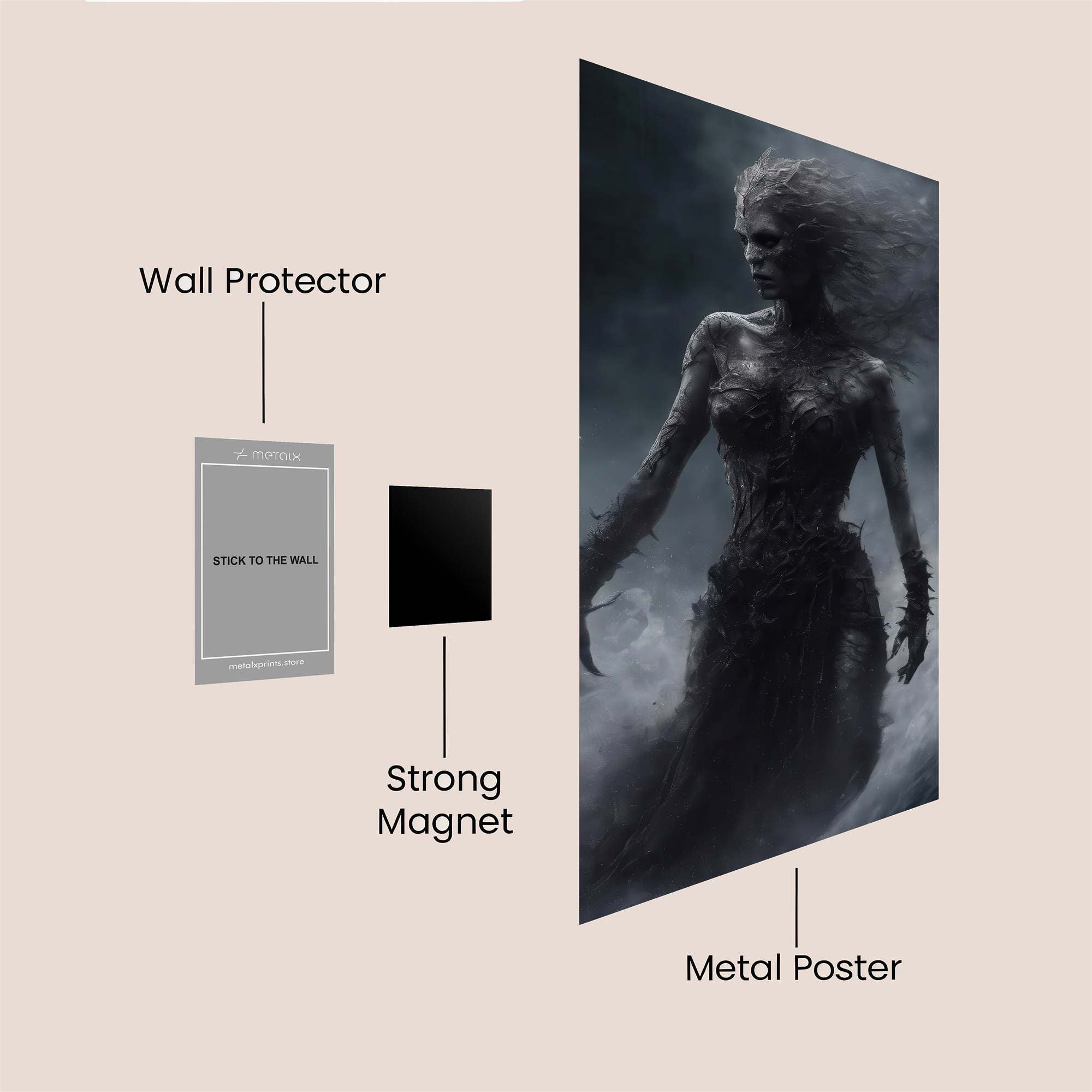 Siren Wraith Safe Wall Magnetic / M