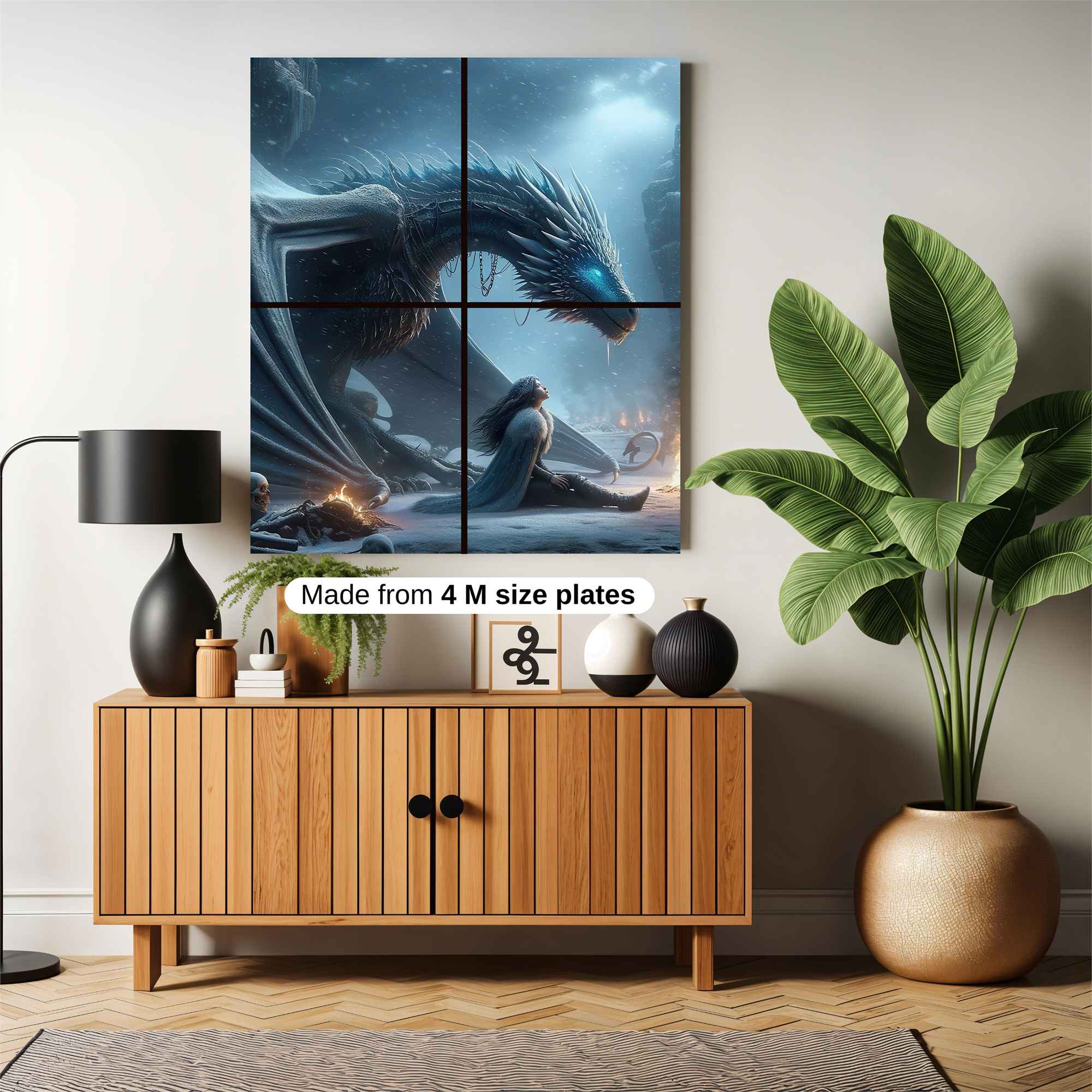 Viserion Frozen Safe Wall Magnetic / M