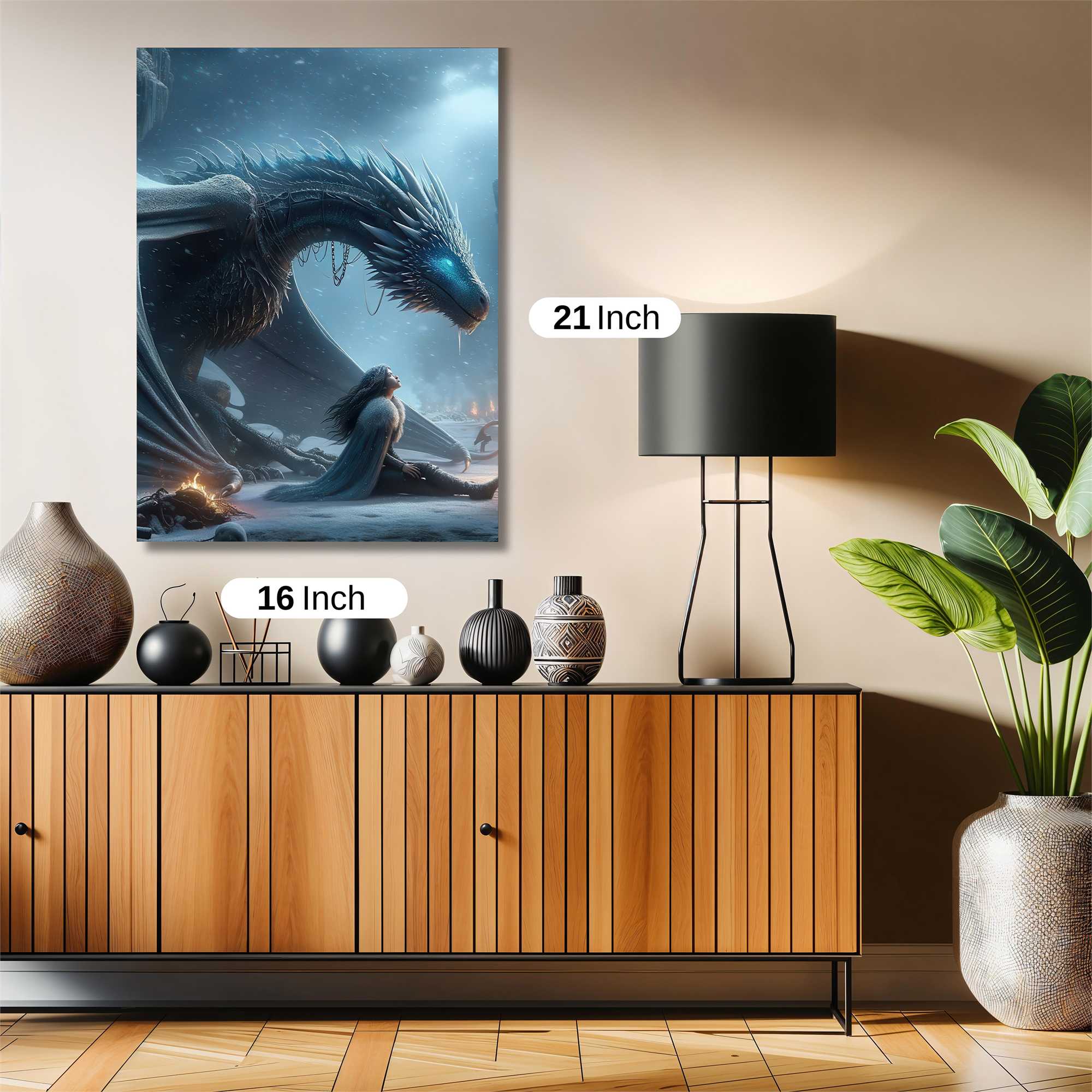 Viserion Frozen Safe Wall Magnetic / M