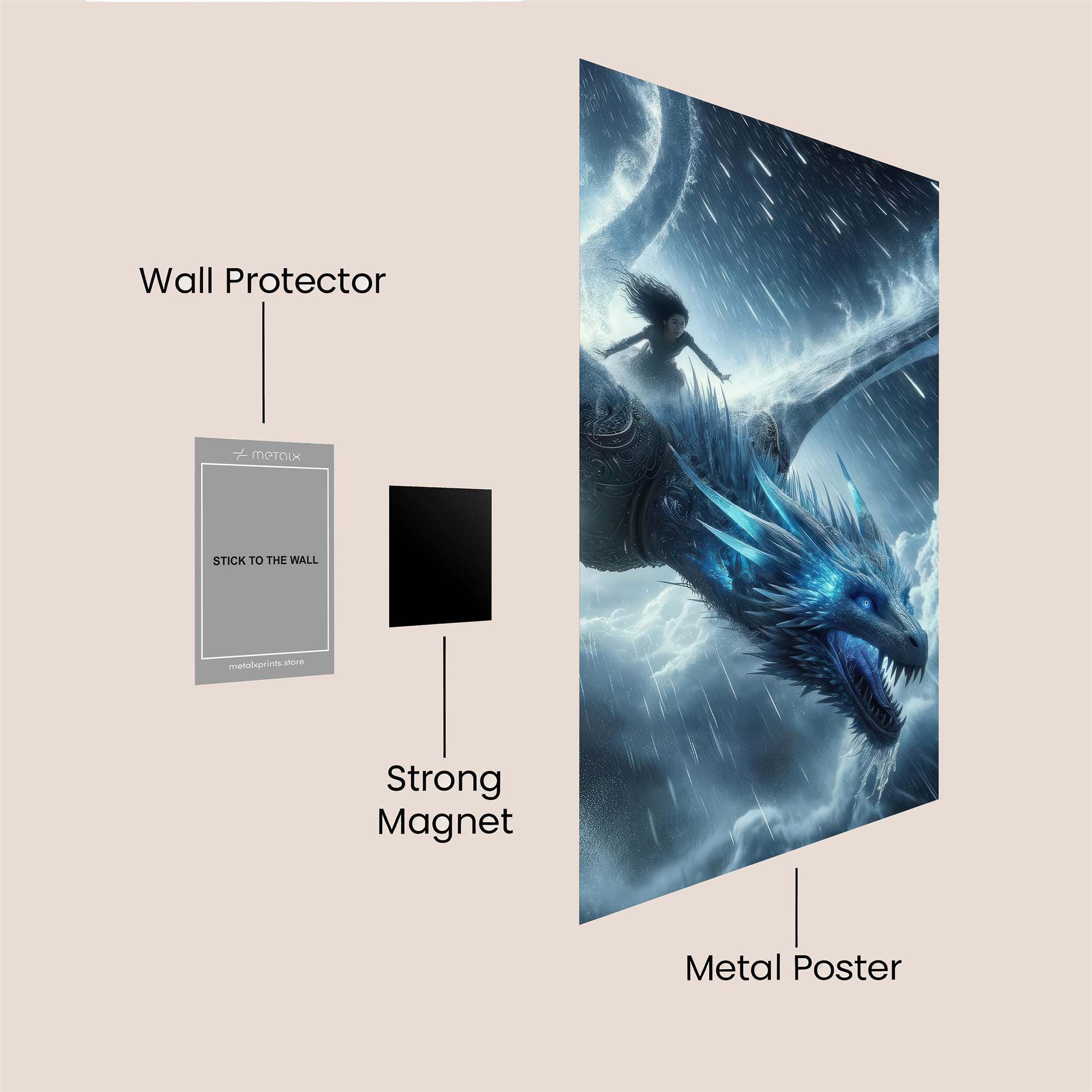 Daenerys Defiant Safe Wall Magnetic / M