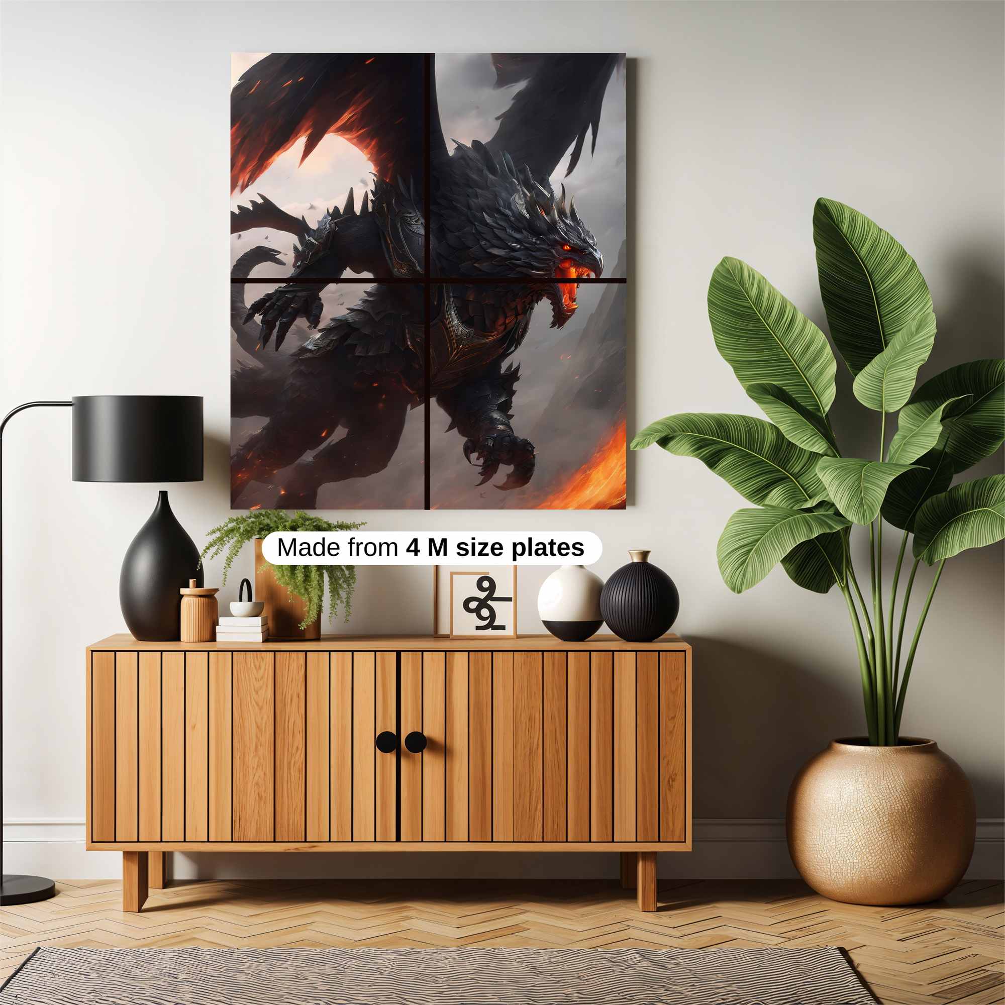 Dragon Wrath Safe Wall Magnetic / M