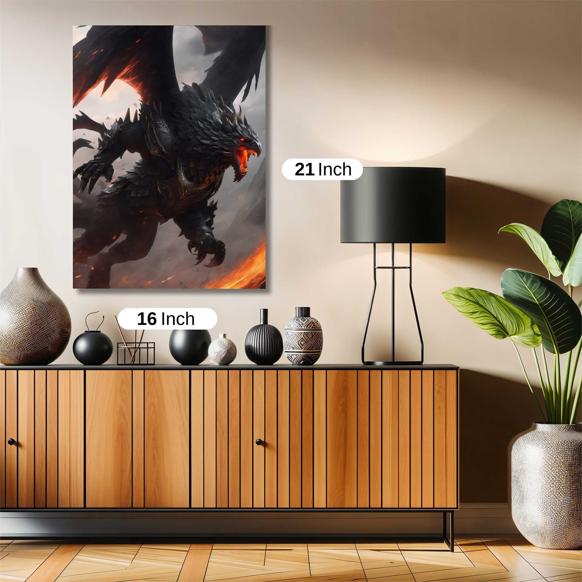 Dragon Wrath Safe Wall Magnetic / M