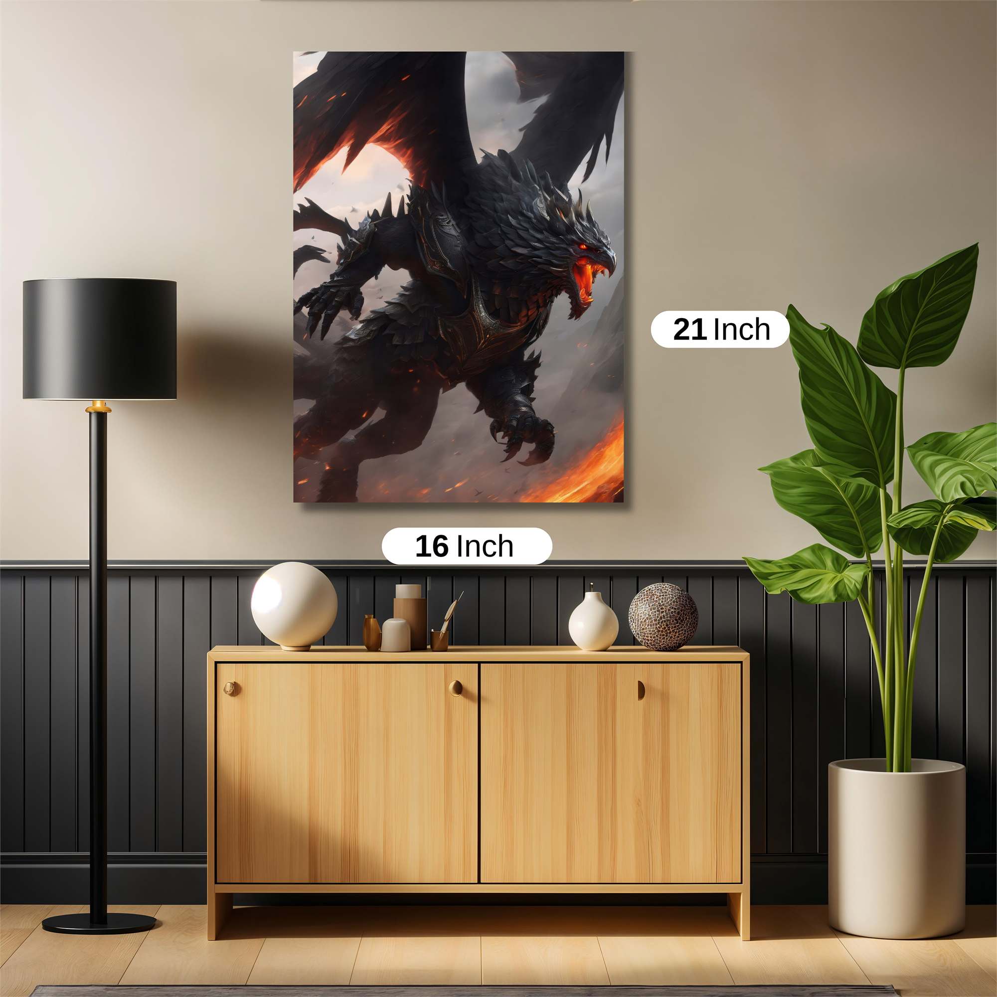 Dragon Wrath Safe Wall Magnetic / M