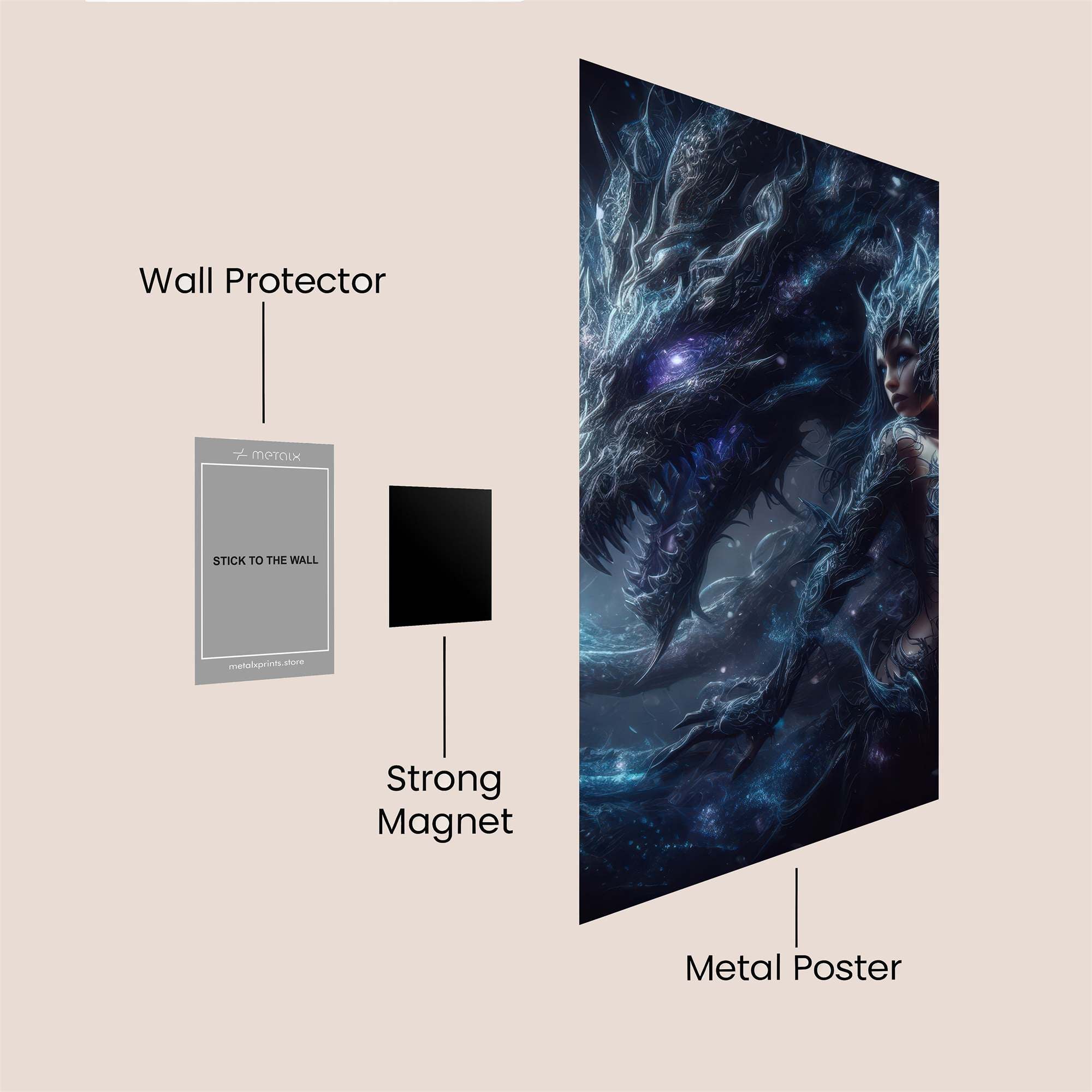 Dragon Enigma Safe Wall Magnetic / M