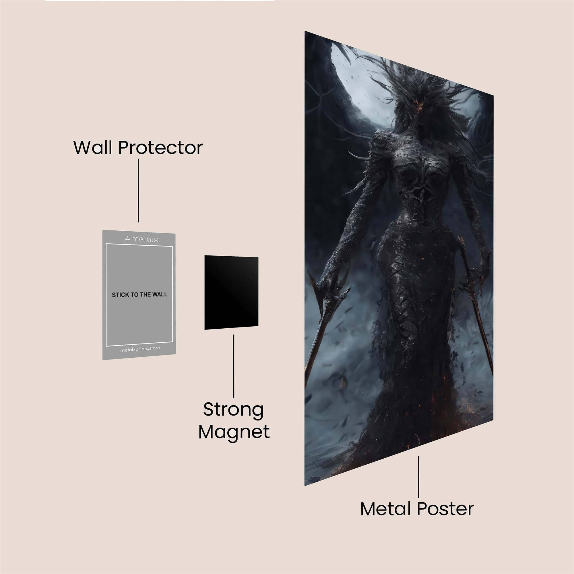 Harbinger Dread Safe Wall Magnetic / M