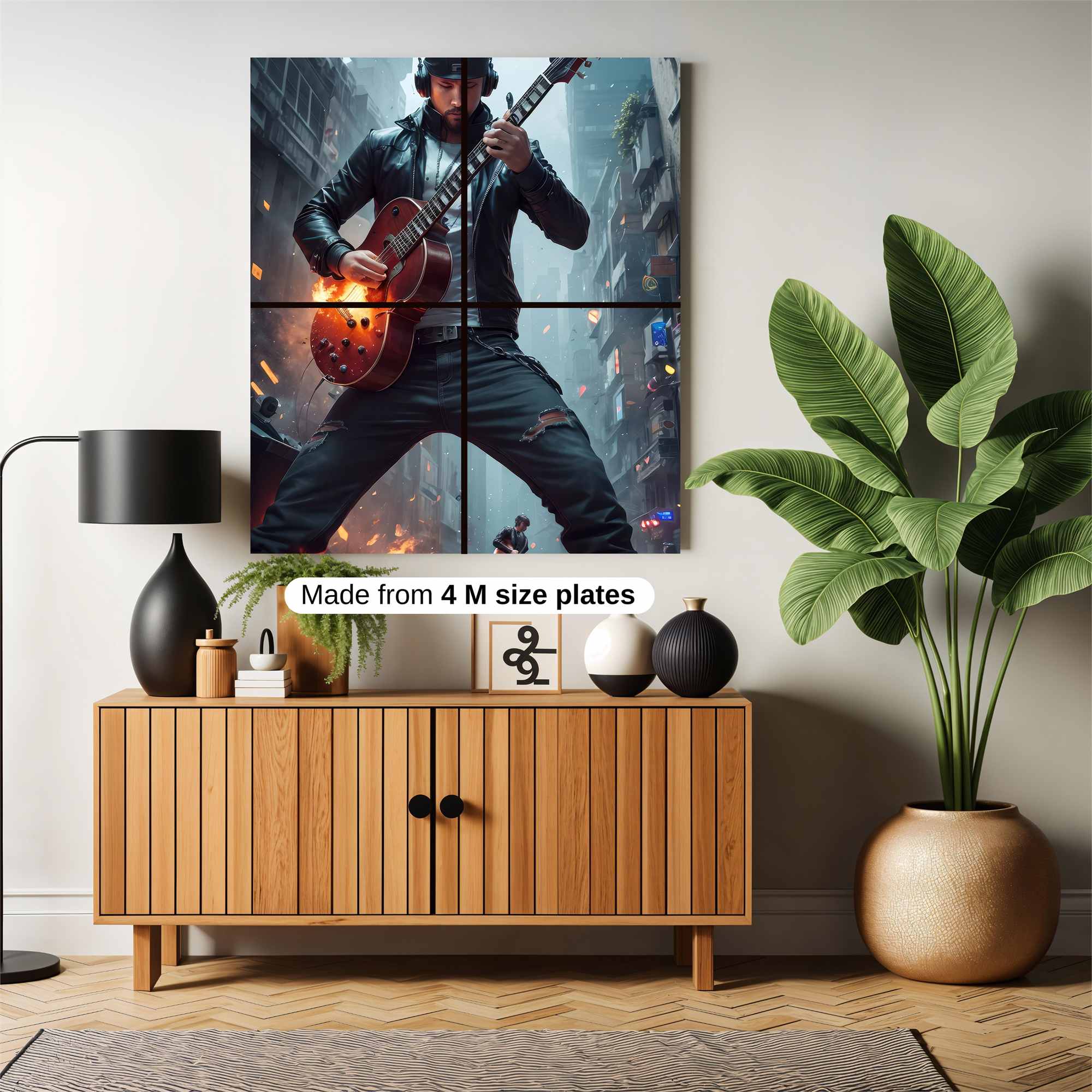 Guitar Blaze Safe Wall Magnetic / M