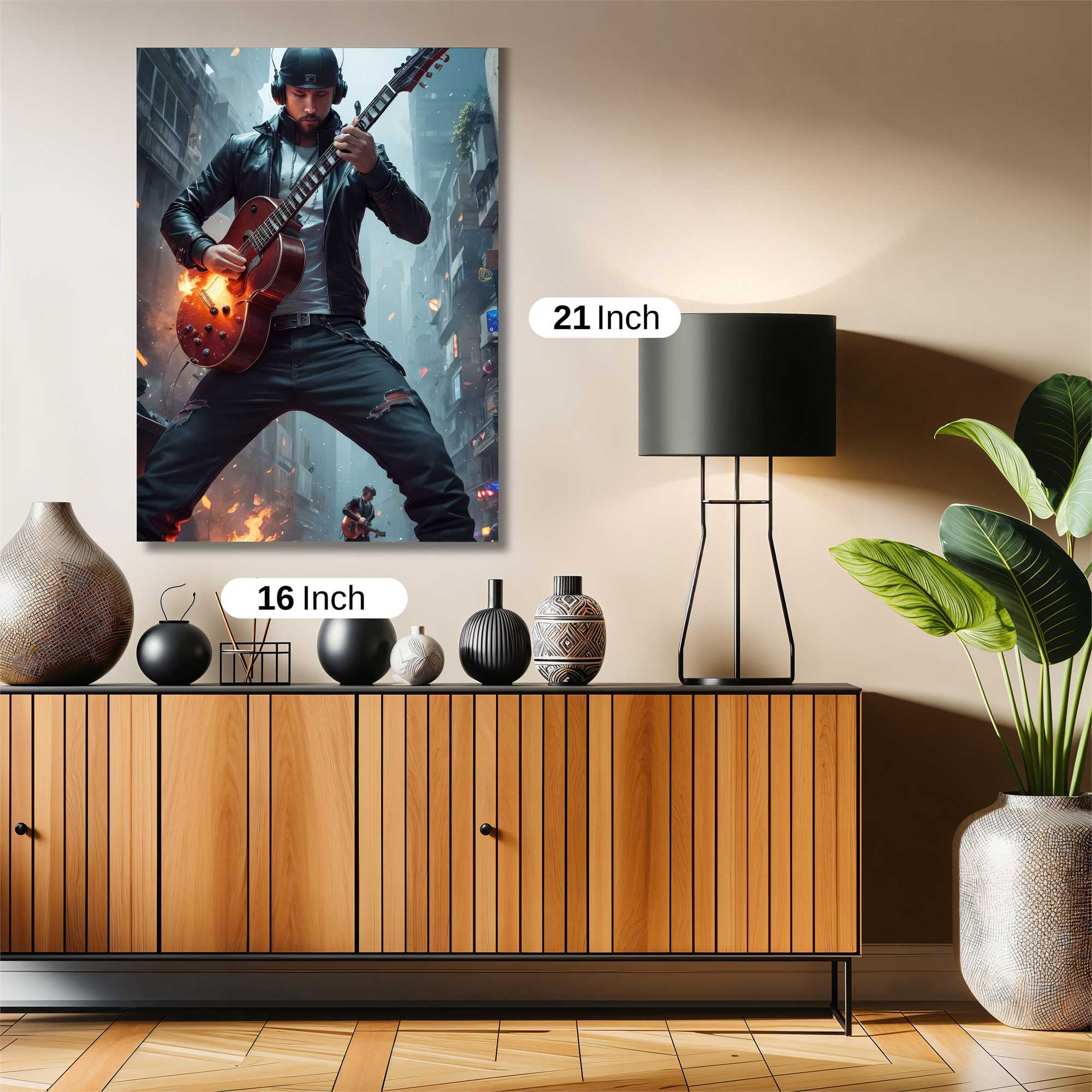 Guitar Blaze Safe Wall Magnetic / M