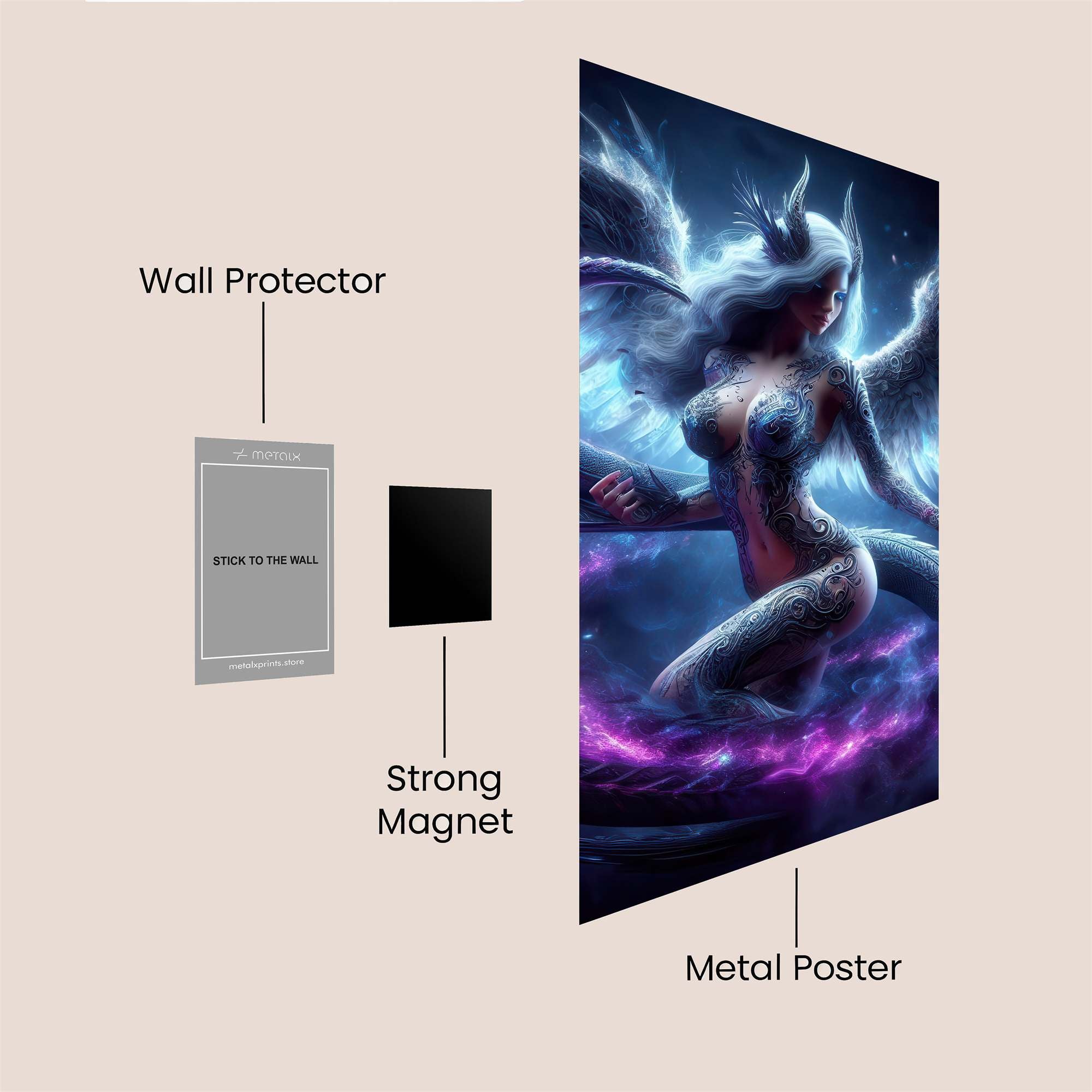 Lunar Enigma Safe Wall Magnetic / M