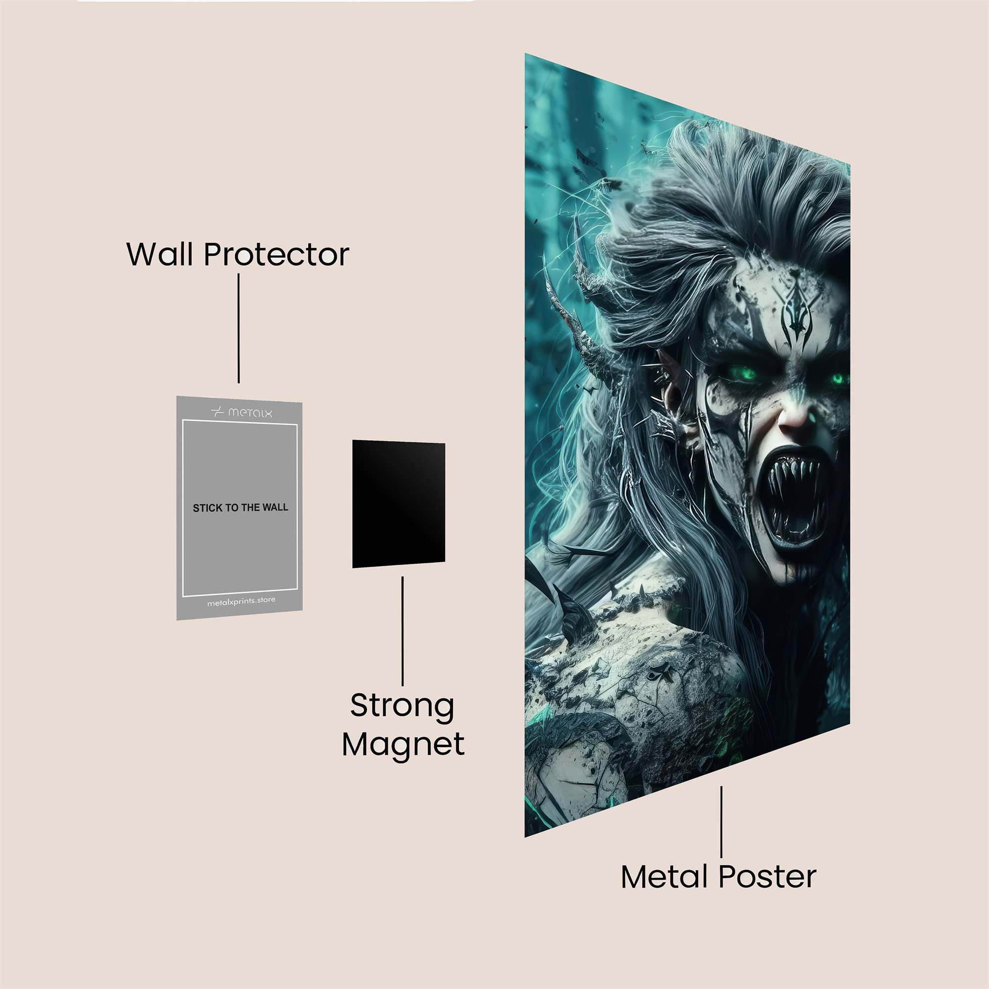 Forest Fury Safe Wall Magnetic / M