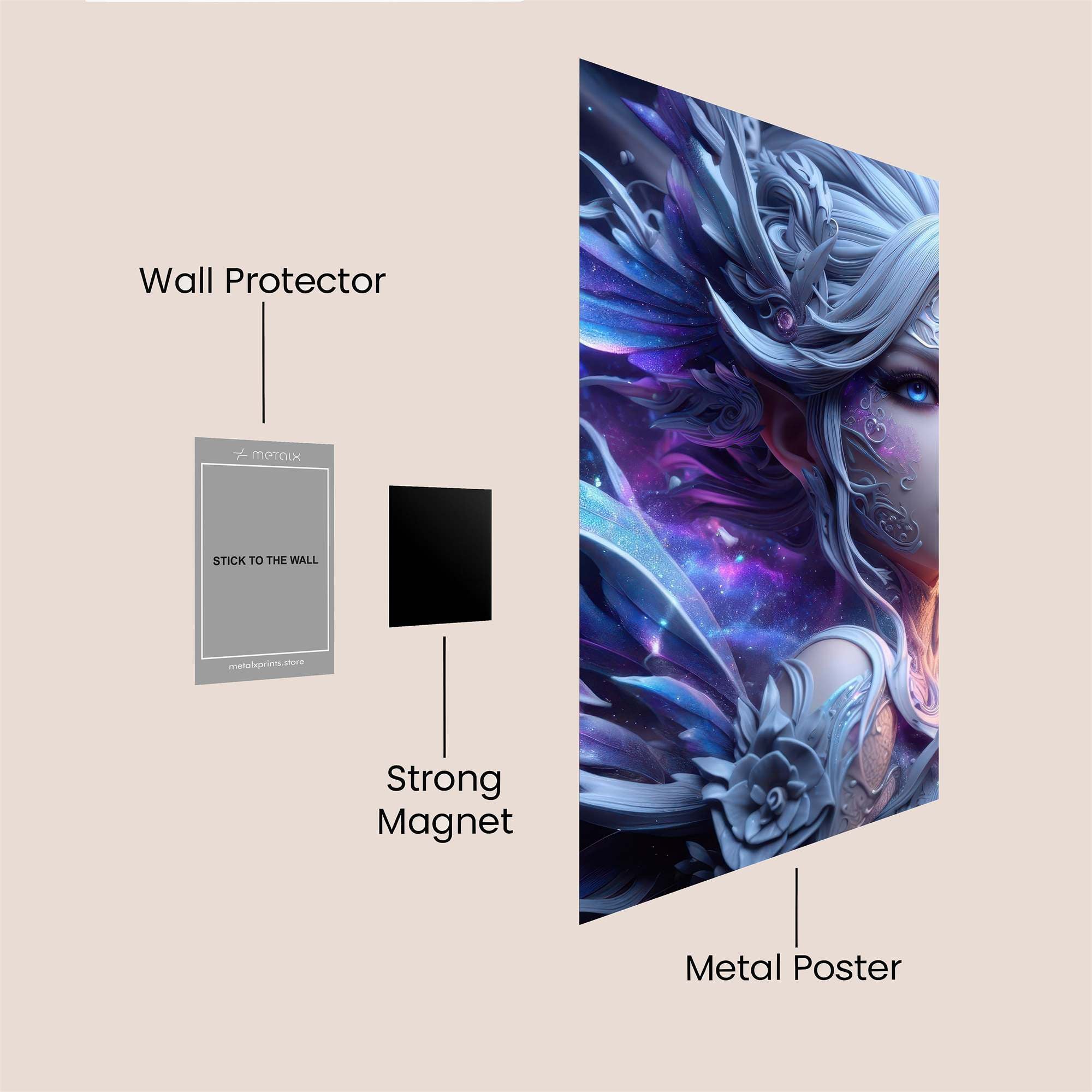 Celestial Elegance Safe Wall Magnetic / M