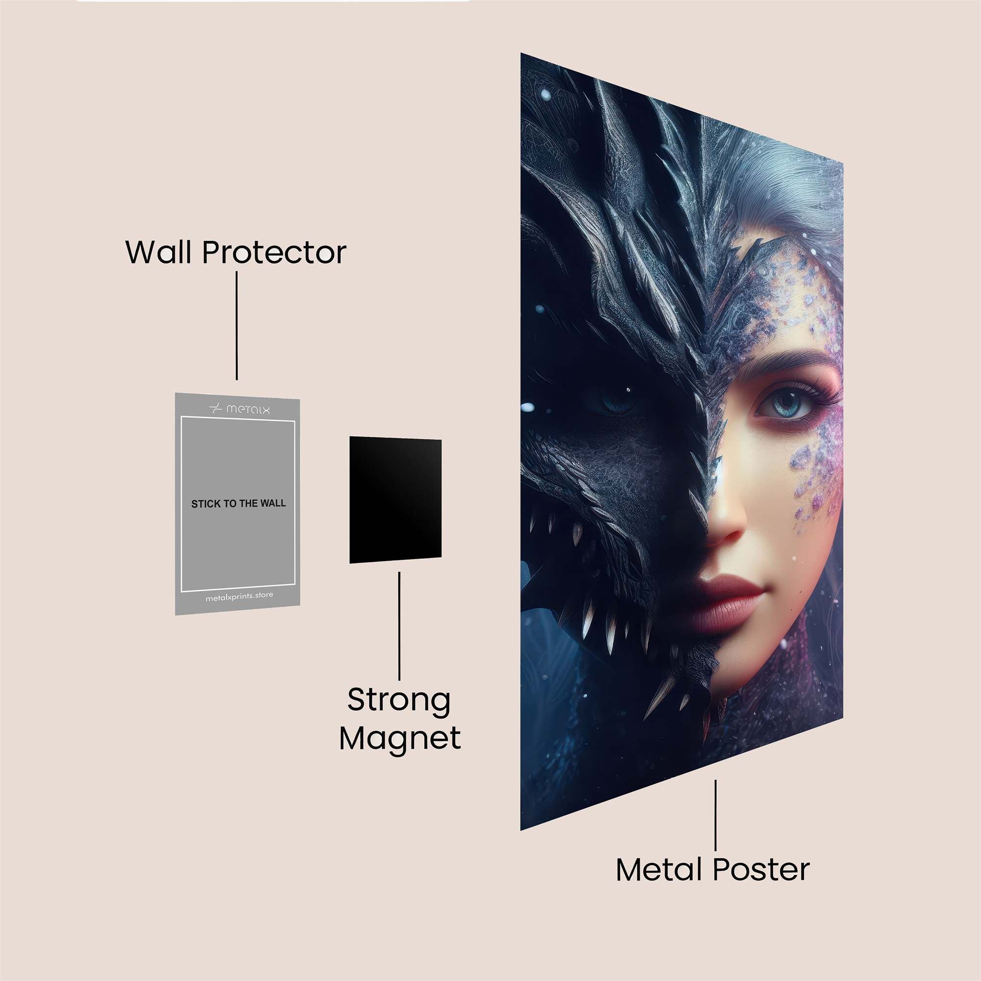 DragonMystique Safe Wall Magnetic / M