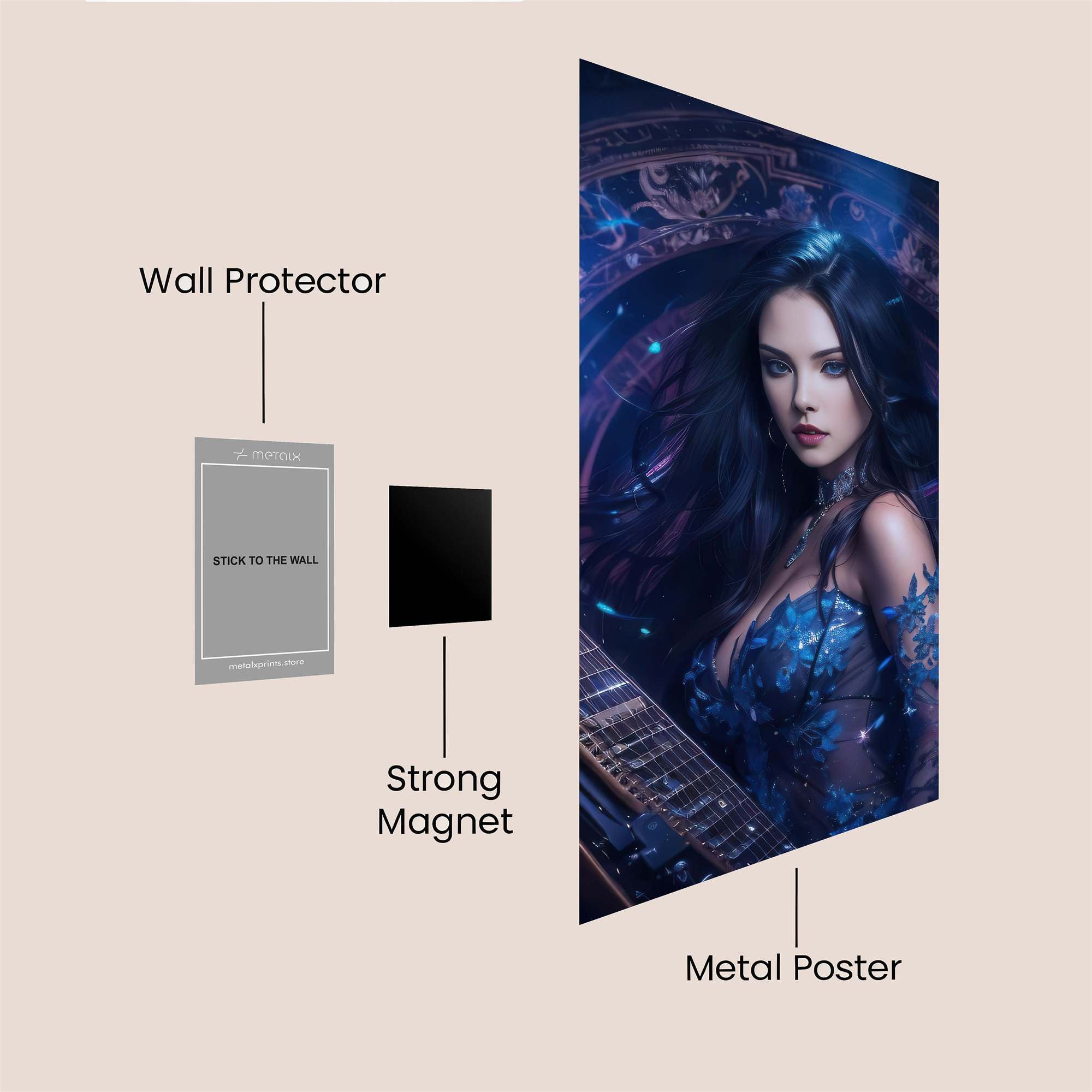 Mystic Enchantress Safe Wall Magnetic / M