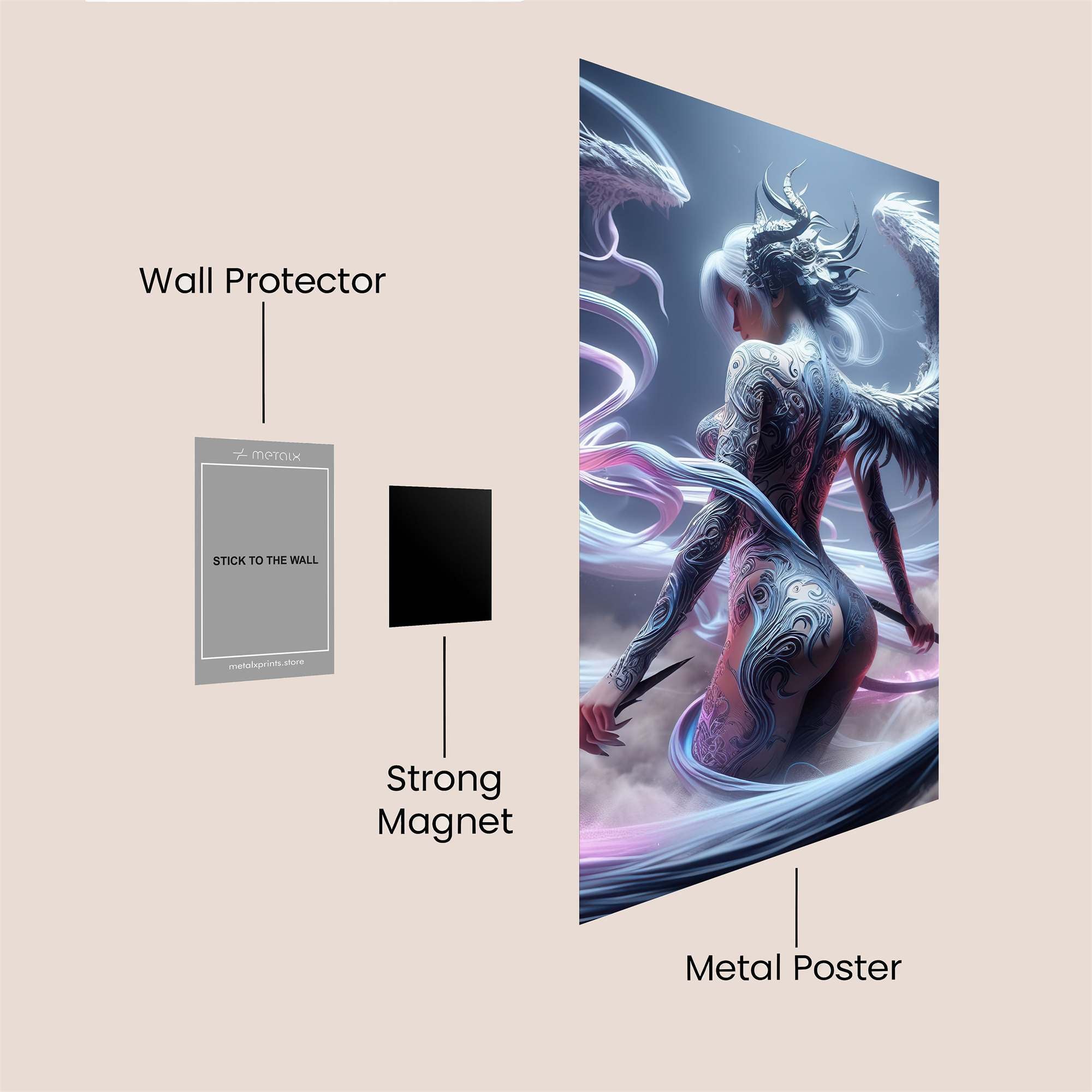 Celestial Fury Safe Wall Magnetic / M