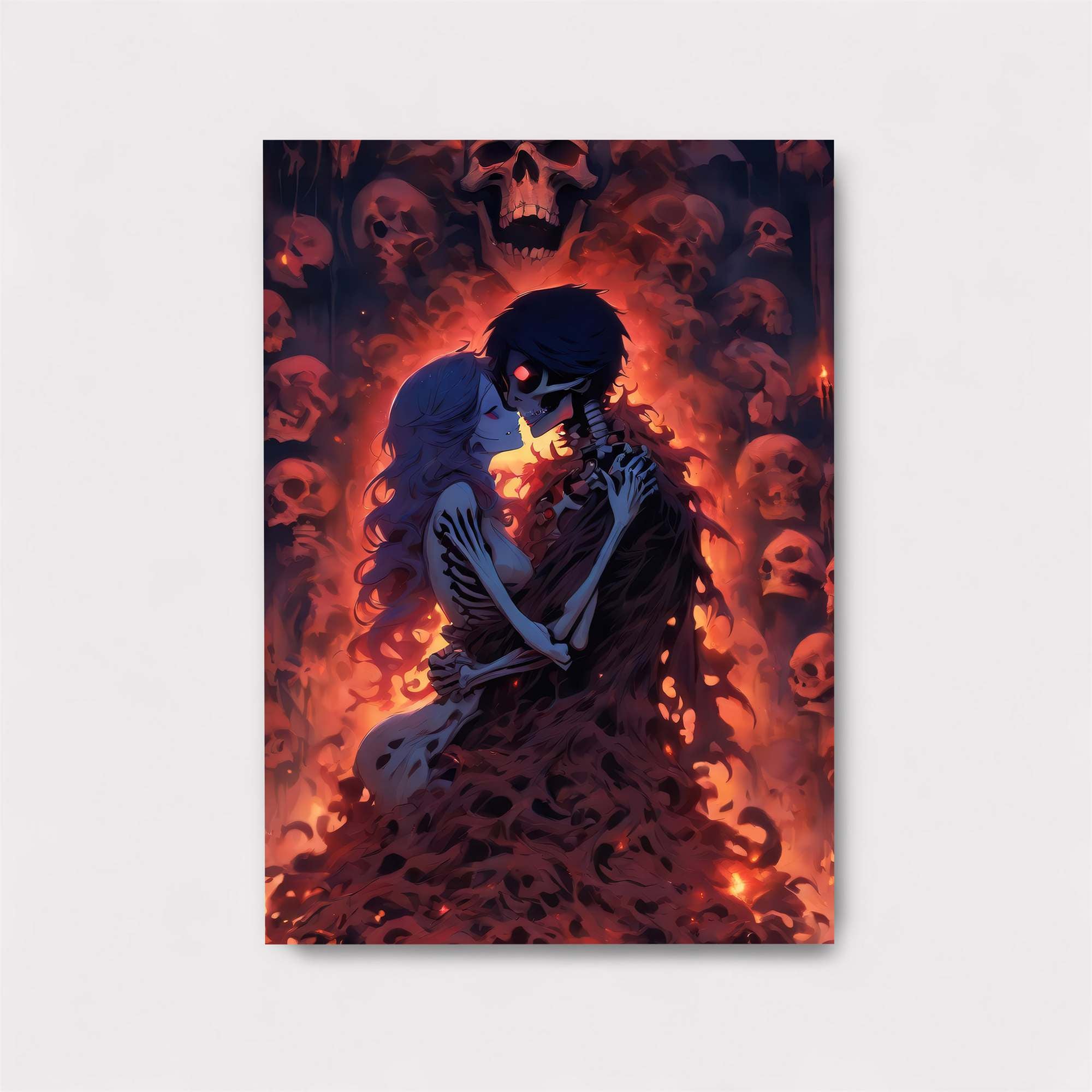 Skull Embrace Safe Wall Magnetic / M