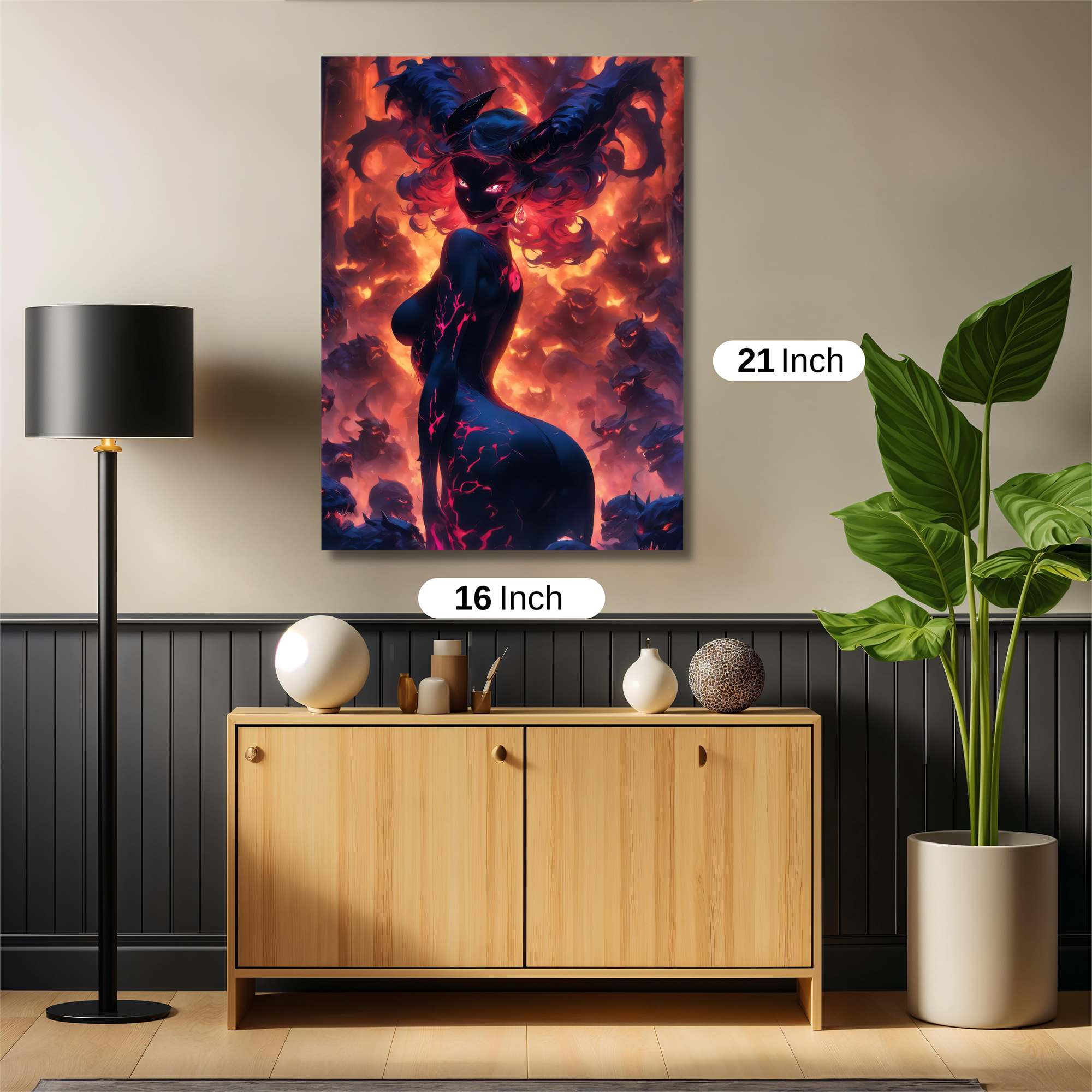 Demoness Fury Safe Wall Magnetic / M