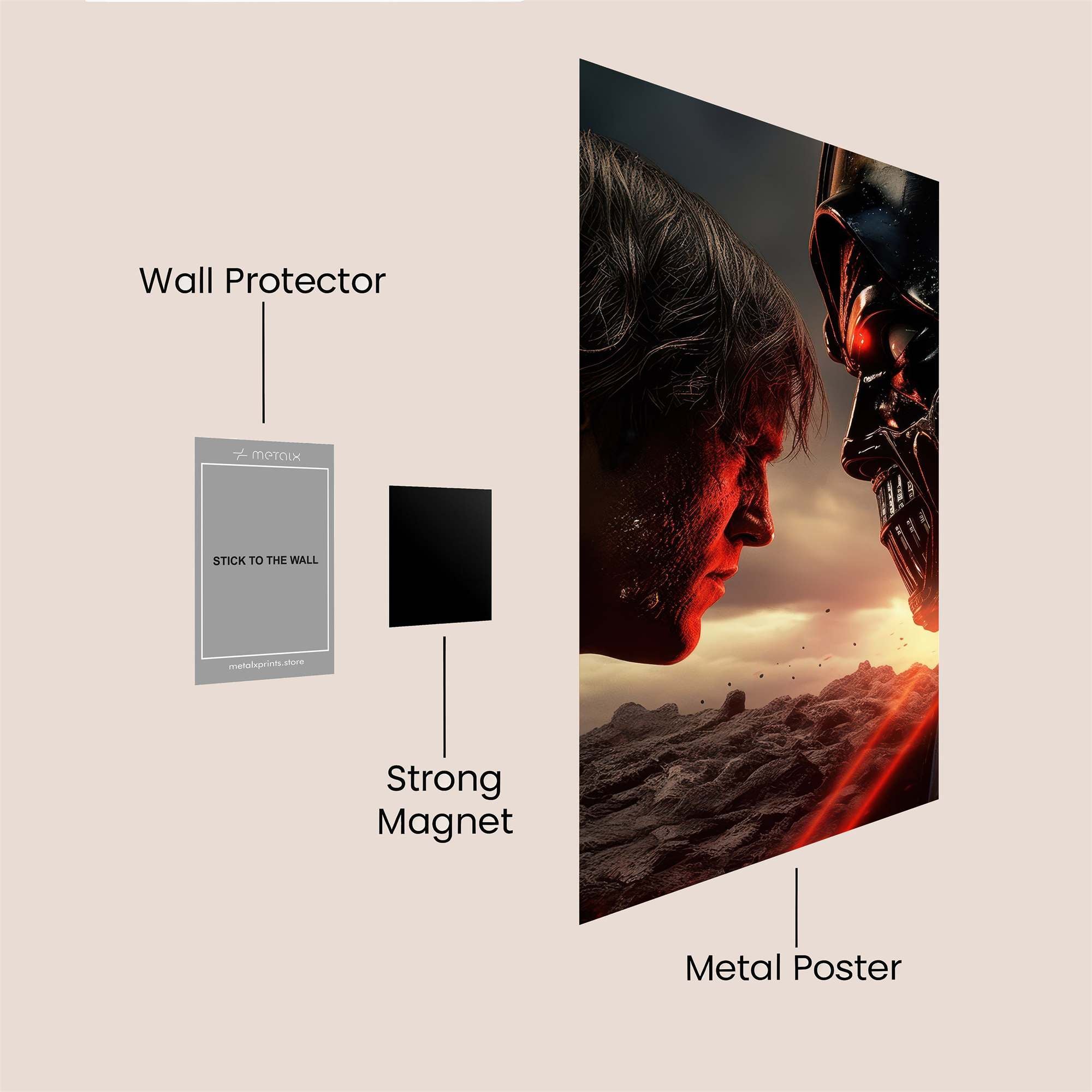 Skywalker Clash Safe Wall Magnetic / M