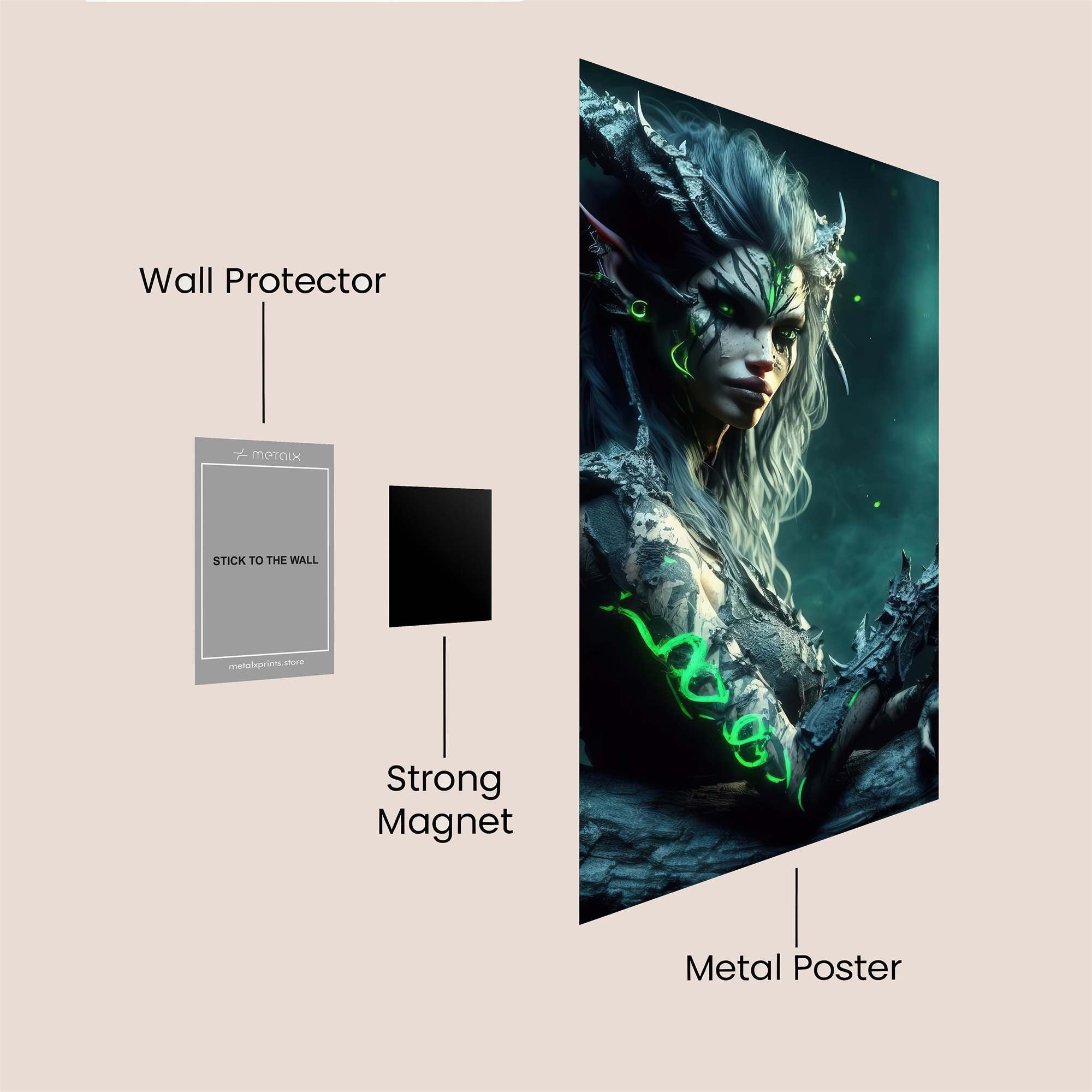 Forest Enchantress Safe Wall Magnetic / M