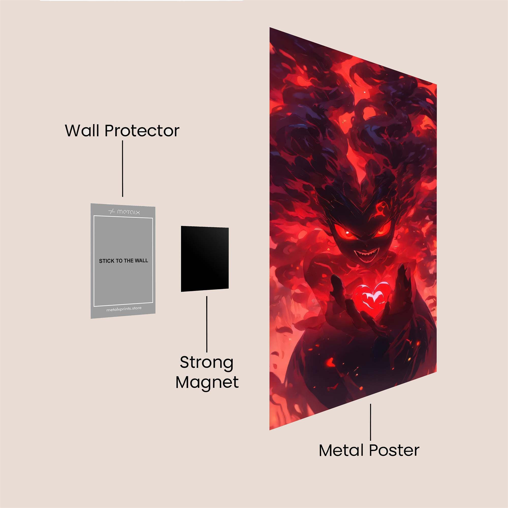 Infernal Embrace Safe Wall Magnetic / M